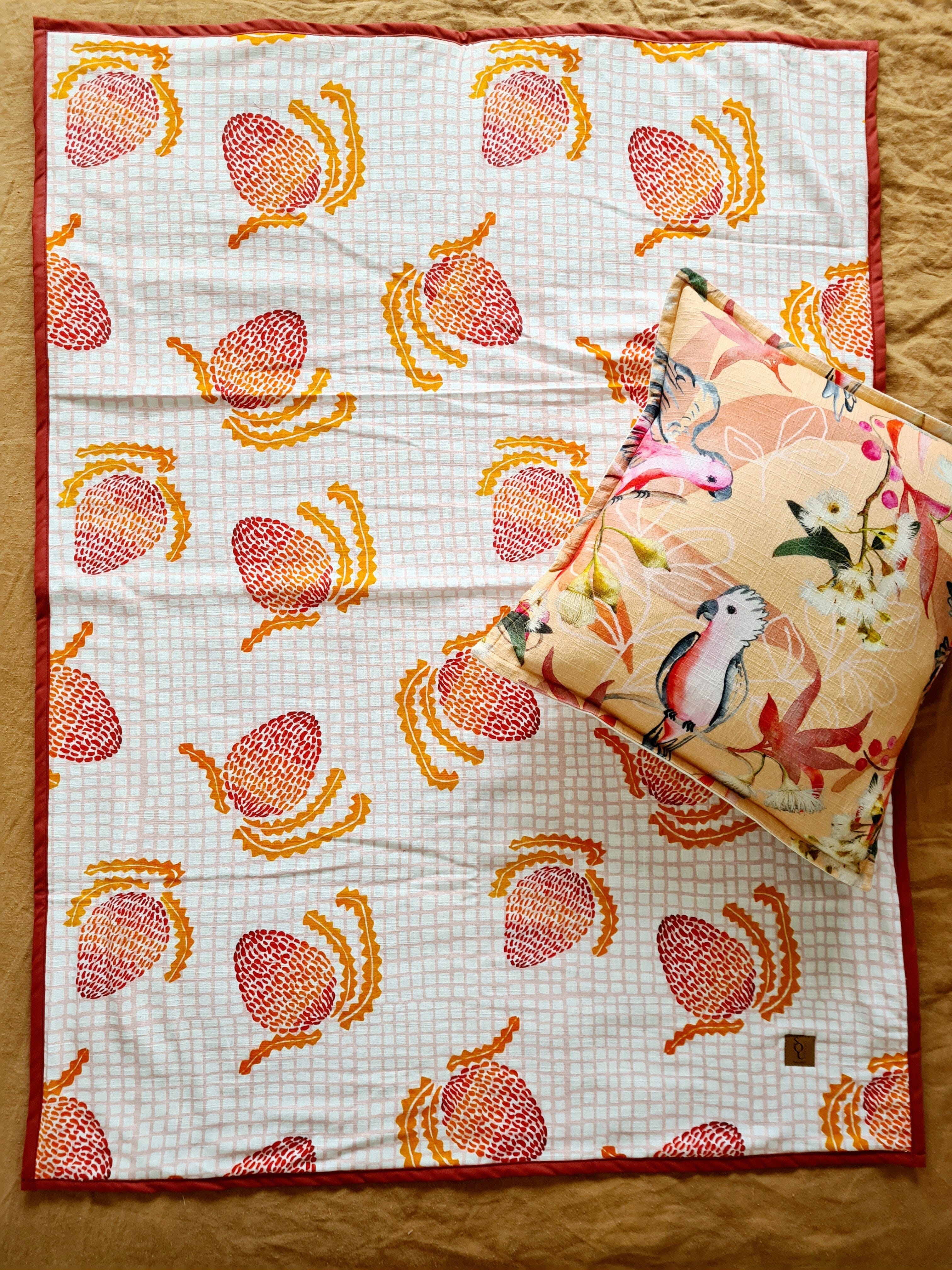 DIY Cot Quilt Project Pack Heat pack The Spotted Quoll 