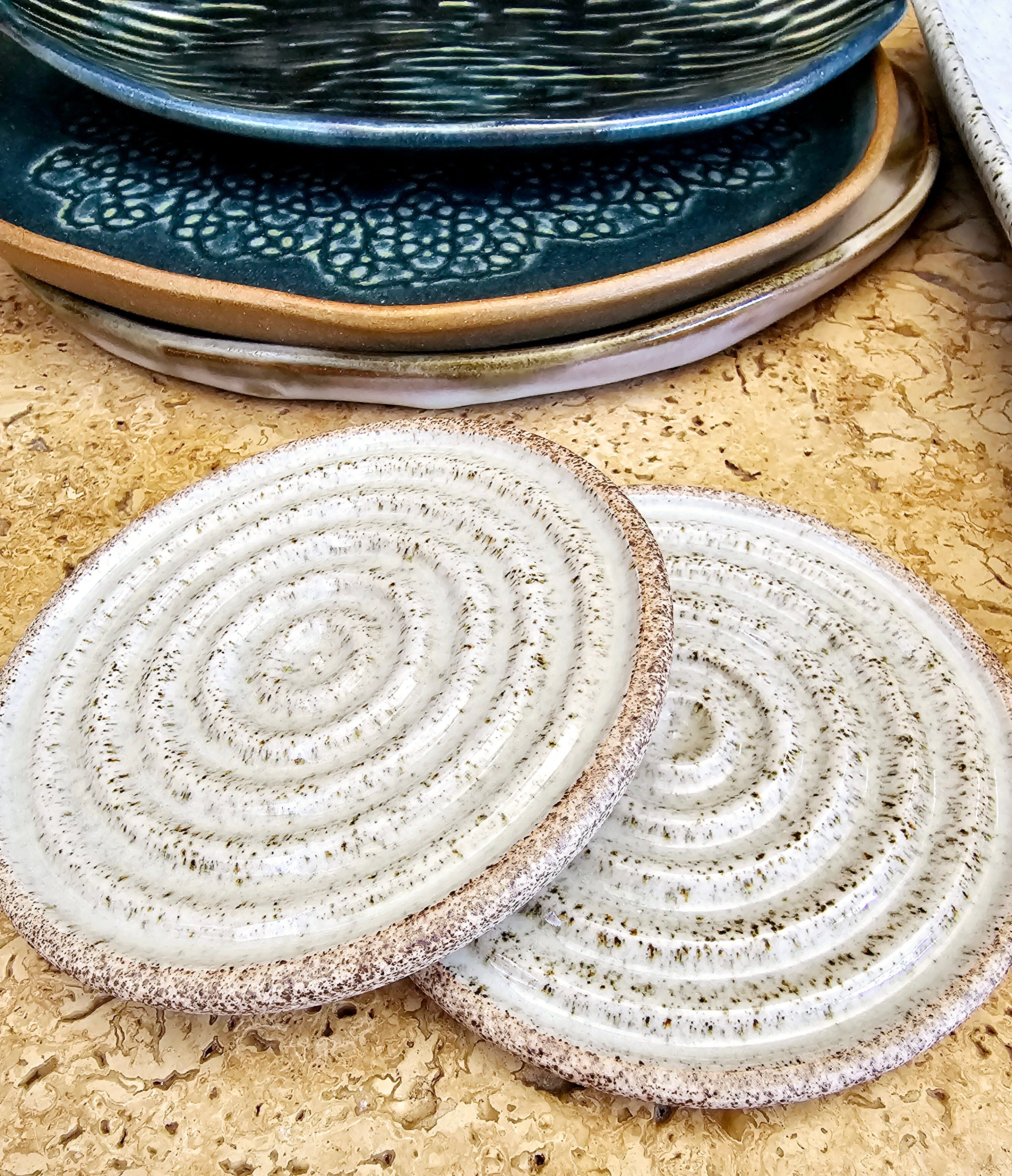 Ceramic Soap Dish - DOT Creative Tasmania soap dish DOT creative Soap Trivet 