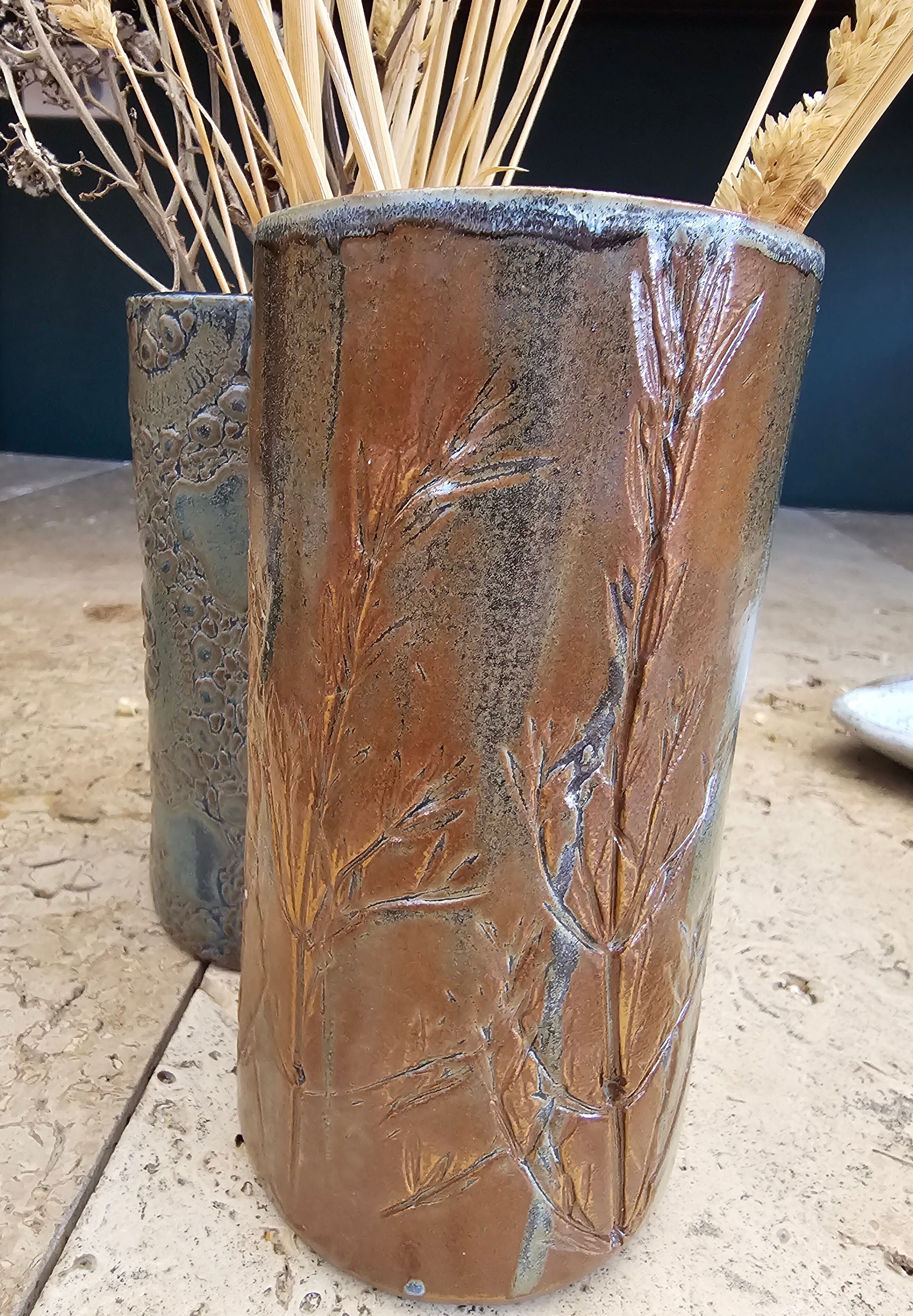 Ceramic Vases - DOT Creative Tasmania Vase DOT creative 160mm Tall Copper 