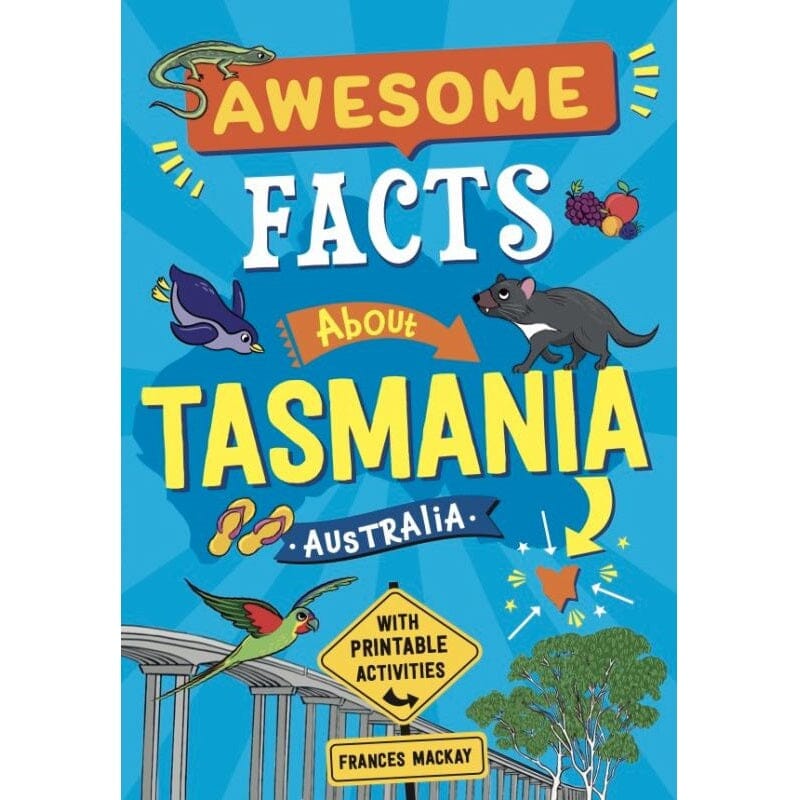 Mammals and Birds of Tasmania Colouring Books book Forty South Publishing Awesome facts about Tasmania 
