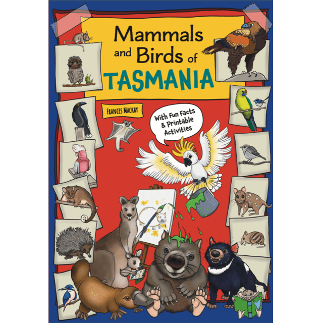 Mammals and Birds of Tasmania Colouring Books book Forty South Publishing Mammals & Birds of Tasmania 