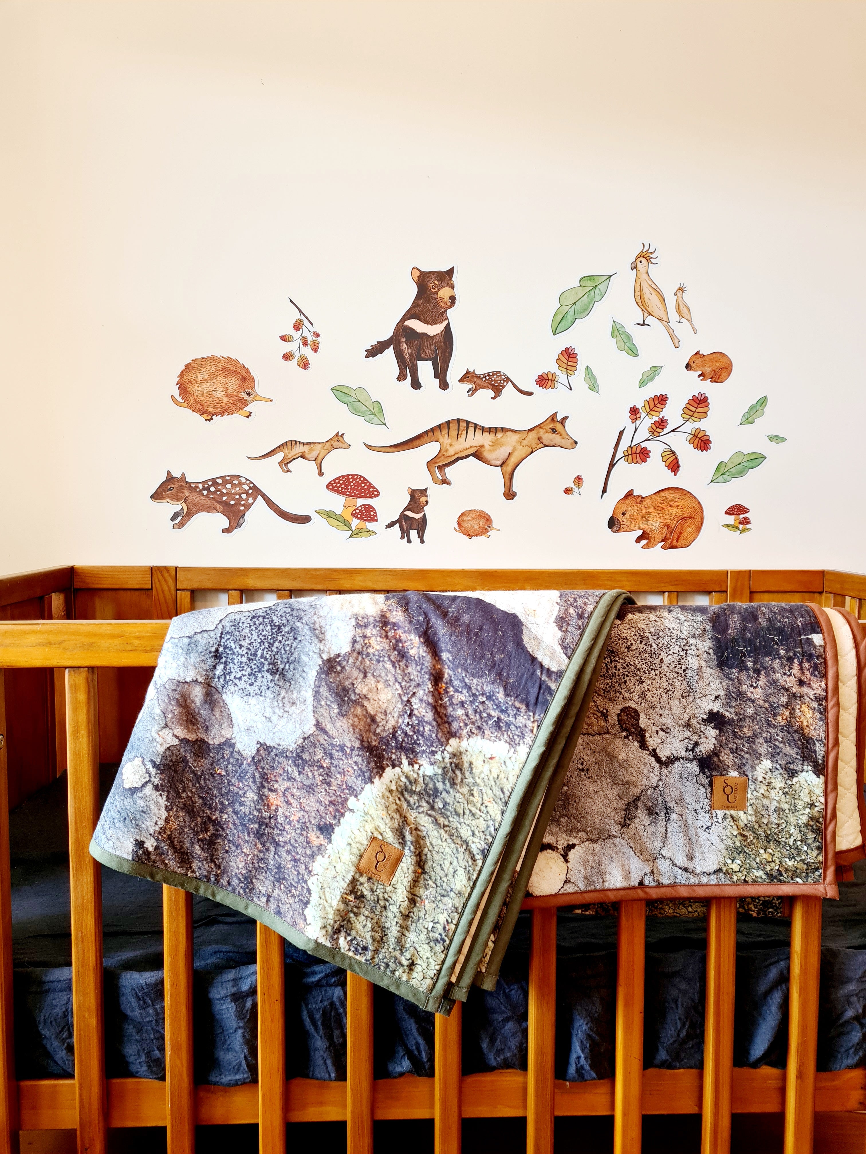 Children’s Tasmanian Woodlands Decals decal The Spotted Quoll 