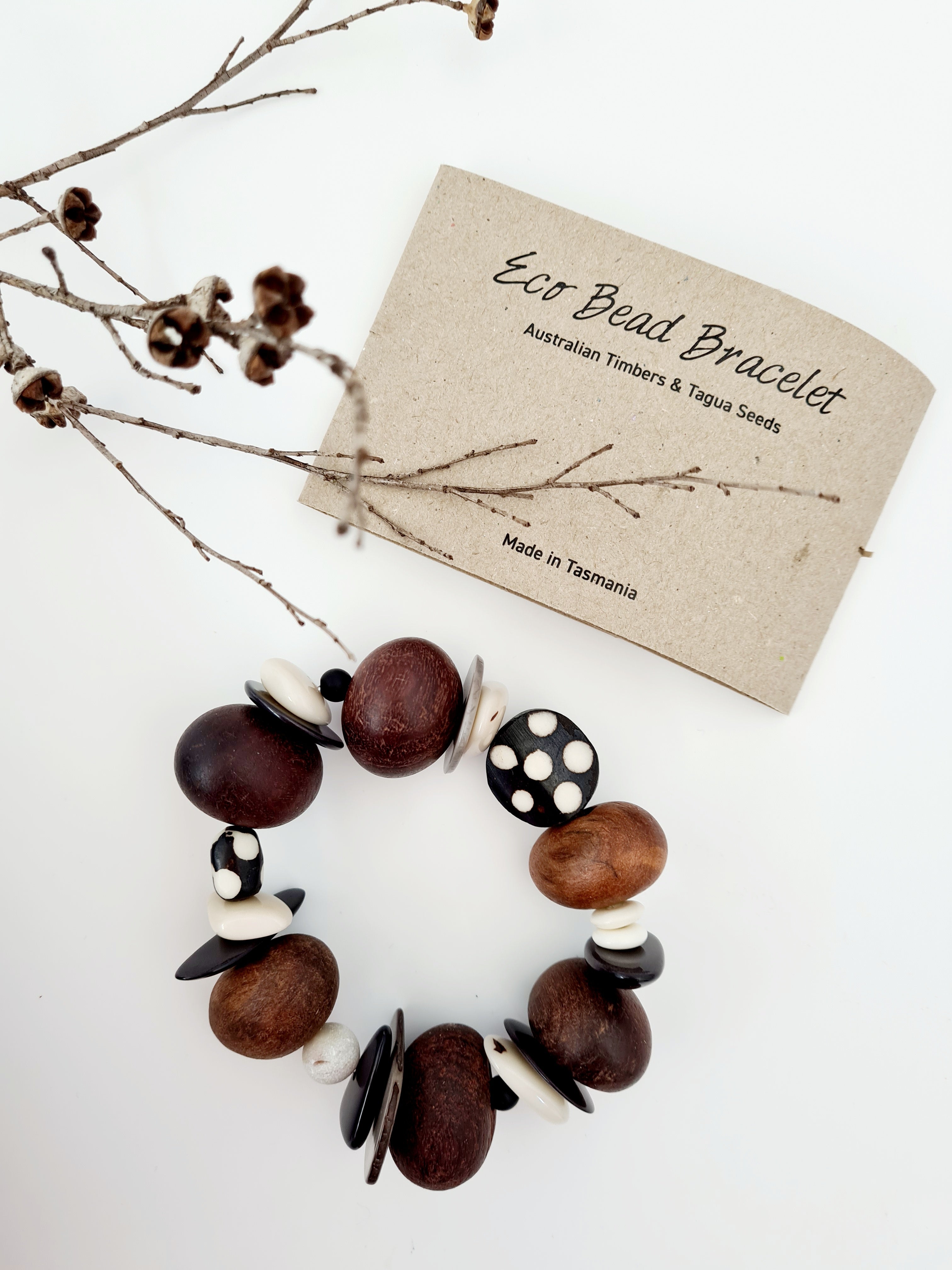 Eco Beads Bracelet Eco Beads The Spotted Quoll Sticks & Stones 
