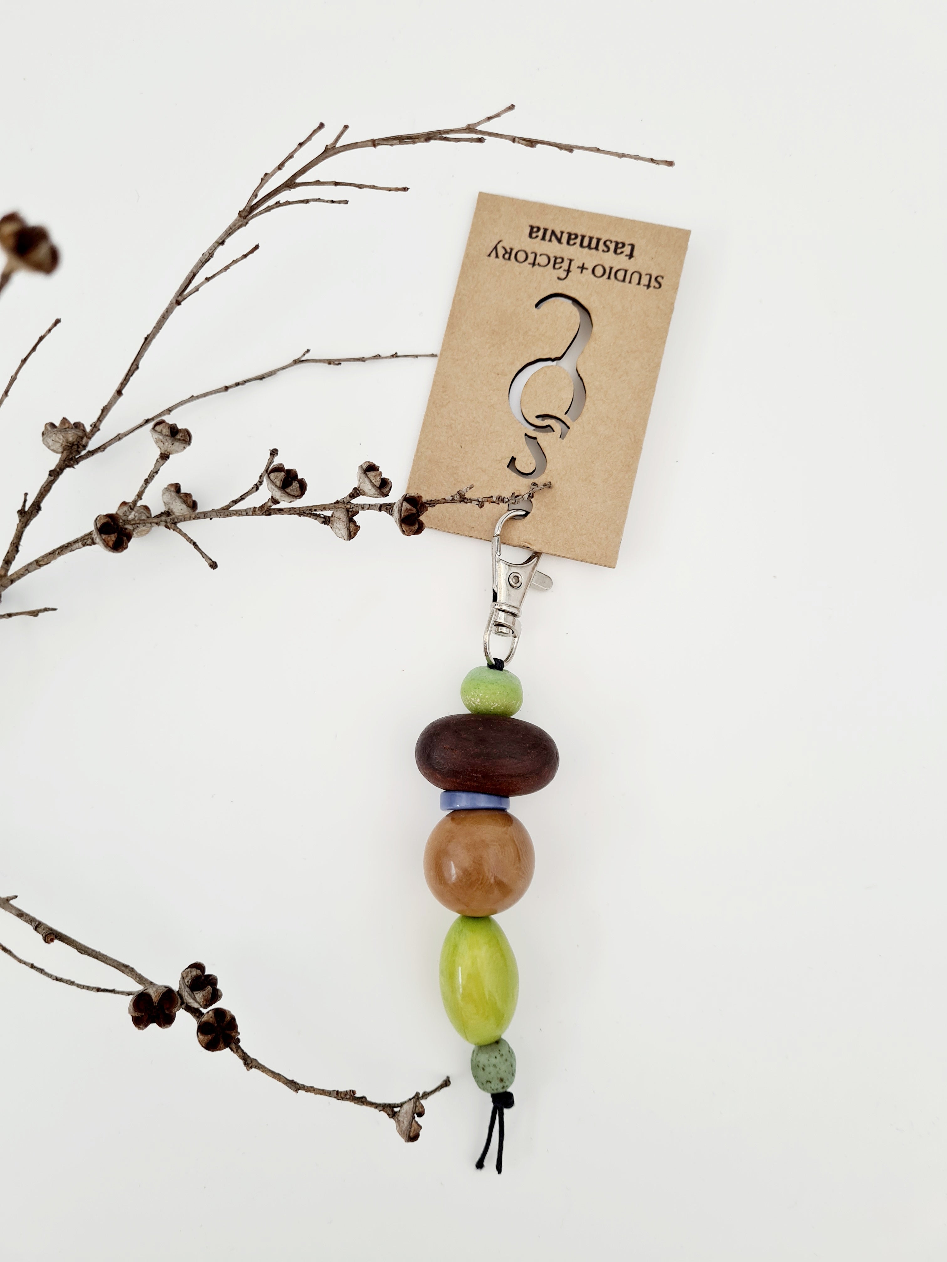 Eco Beads Key Ring key ring The Spotted Quoll Studio Tree Frog 