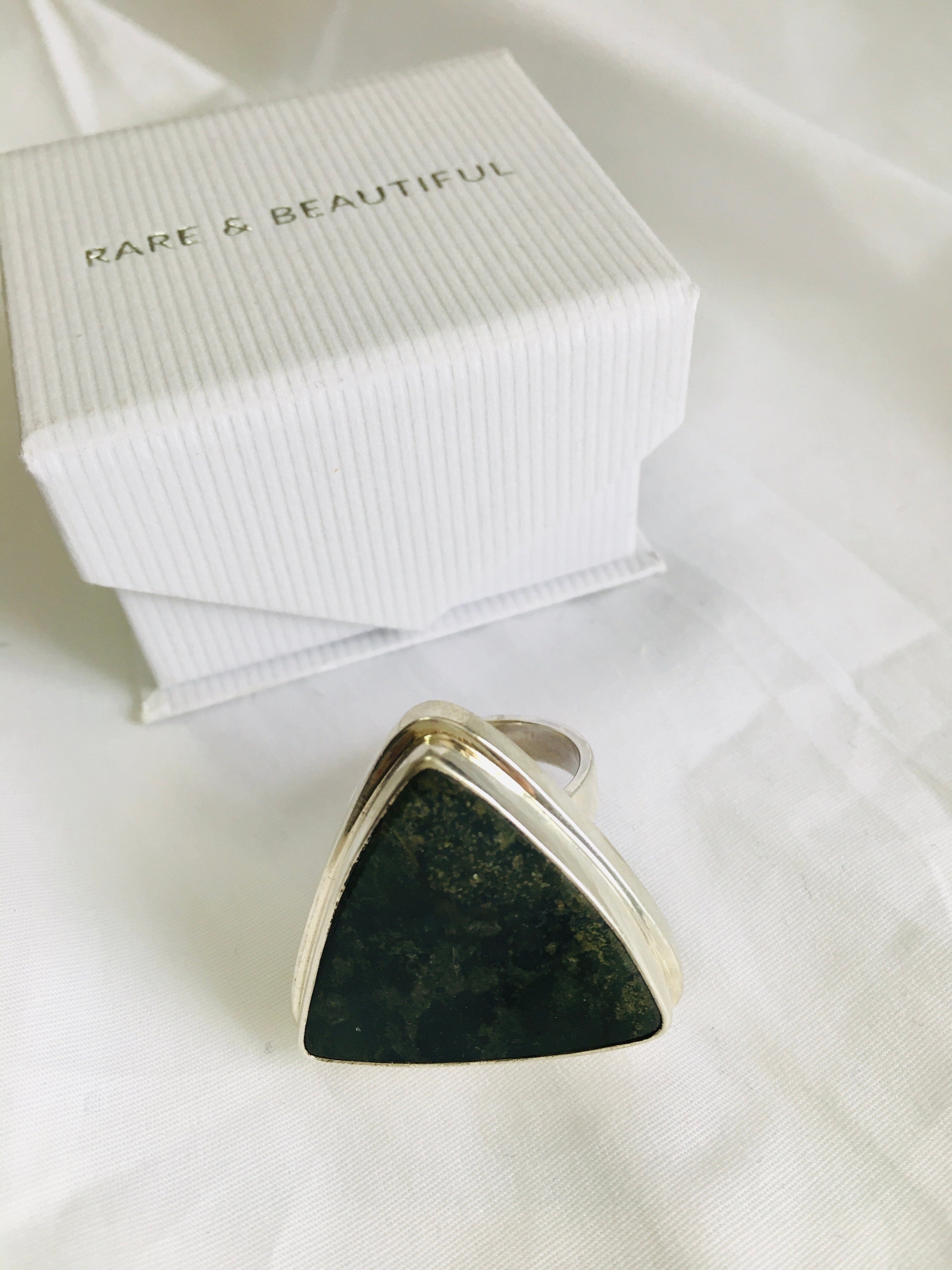 Tasmanian Jade Collection - The Rare and the Beautiful Necklaces The rare and Beautiful Triangle Adjustable Ring 