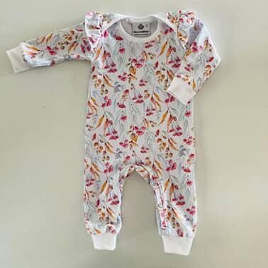 Baby Bodysuits - Worm Wear Tasmania Bodysuits Worm Wear Tasmania 0 Winter Bodysuit Redgum