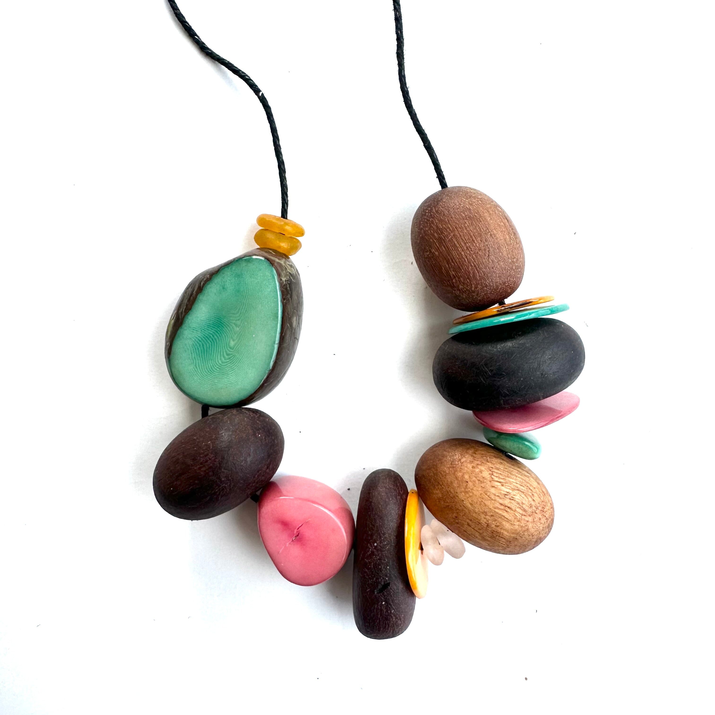 Eco Beads Necklaces - Fruit Loot Eco Beads The Spotted Quoll Bush Confetti 
