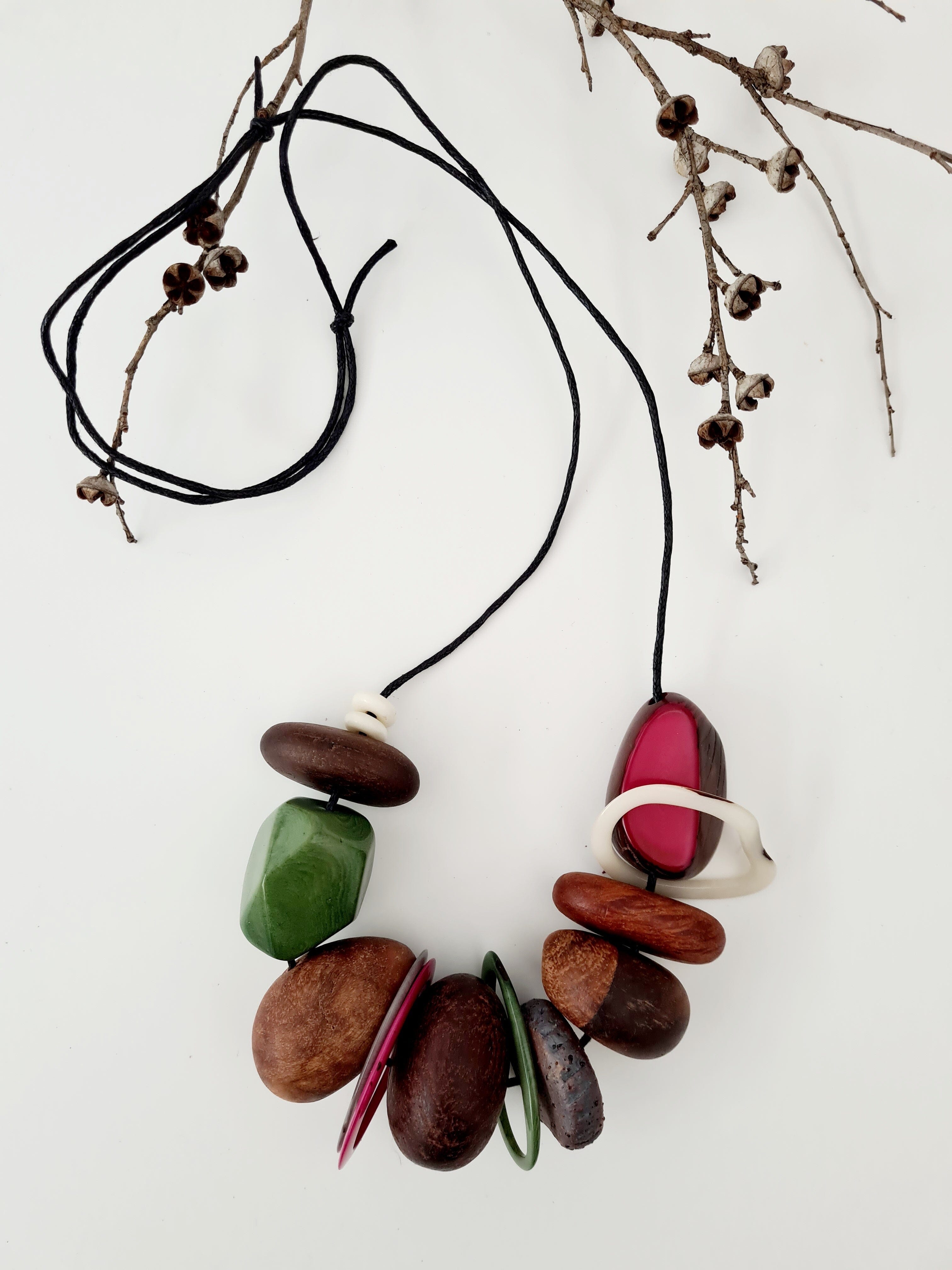 Eco Beads Necklaces Eco Beads The Spotted Quoll Boom Shake the Room 