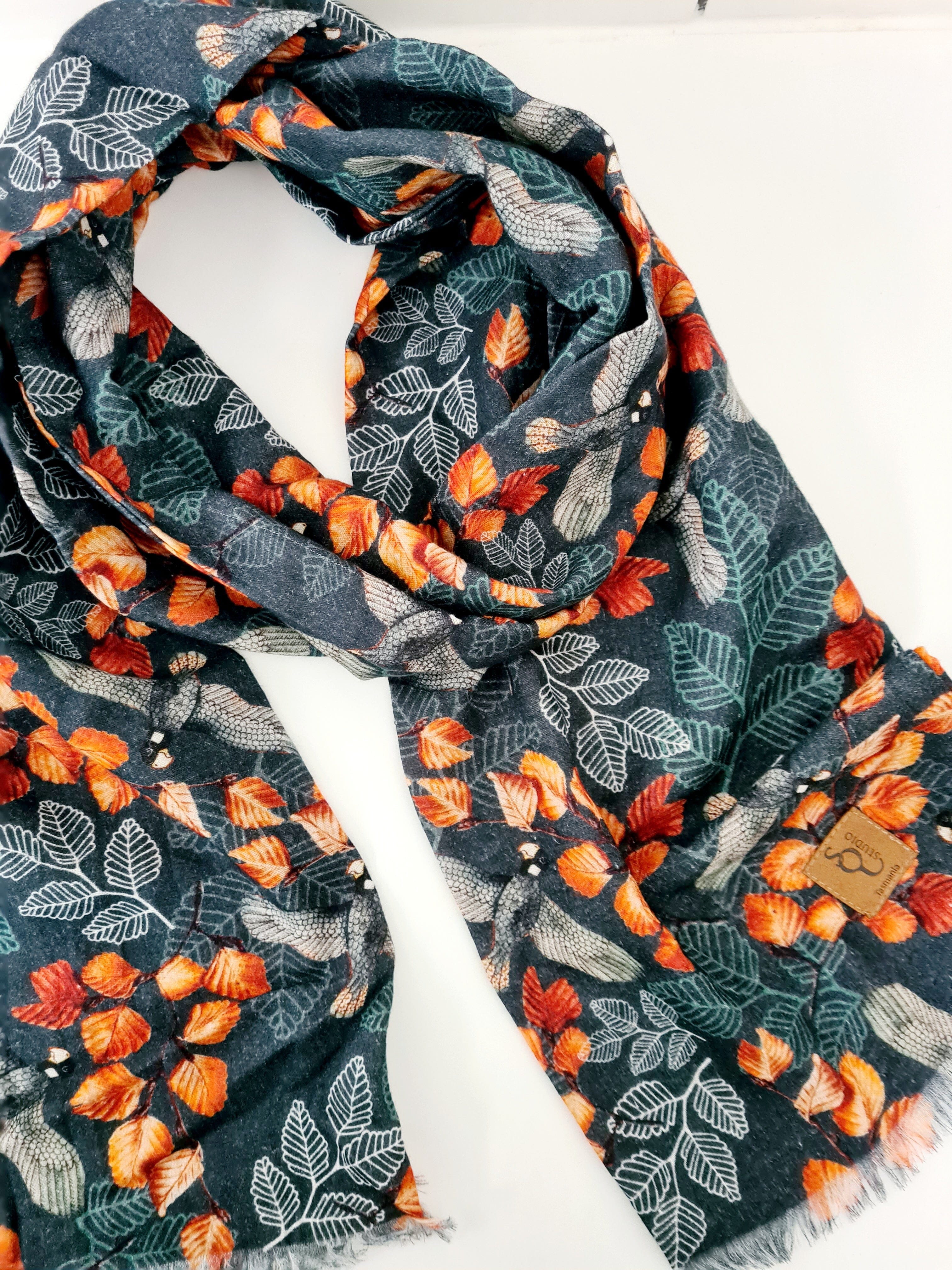 Turning Fagus Organic Cotton Scarf Accessories The Spotted Quoll 