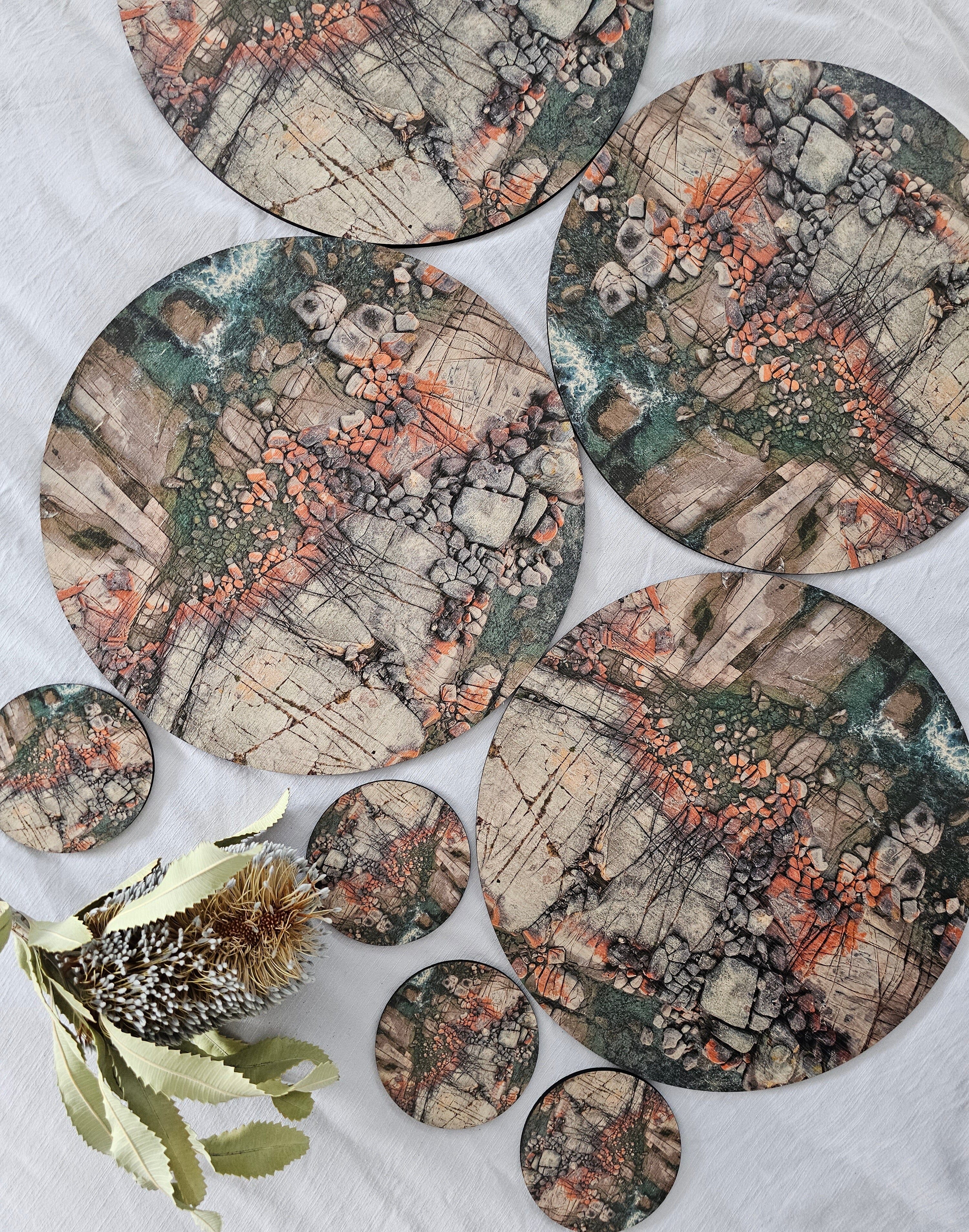 Placemat and Coaster Sets - The Spotted Quoll Studio table ware The Spotted Quoll 