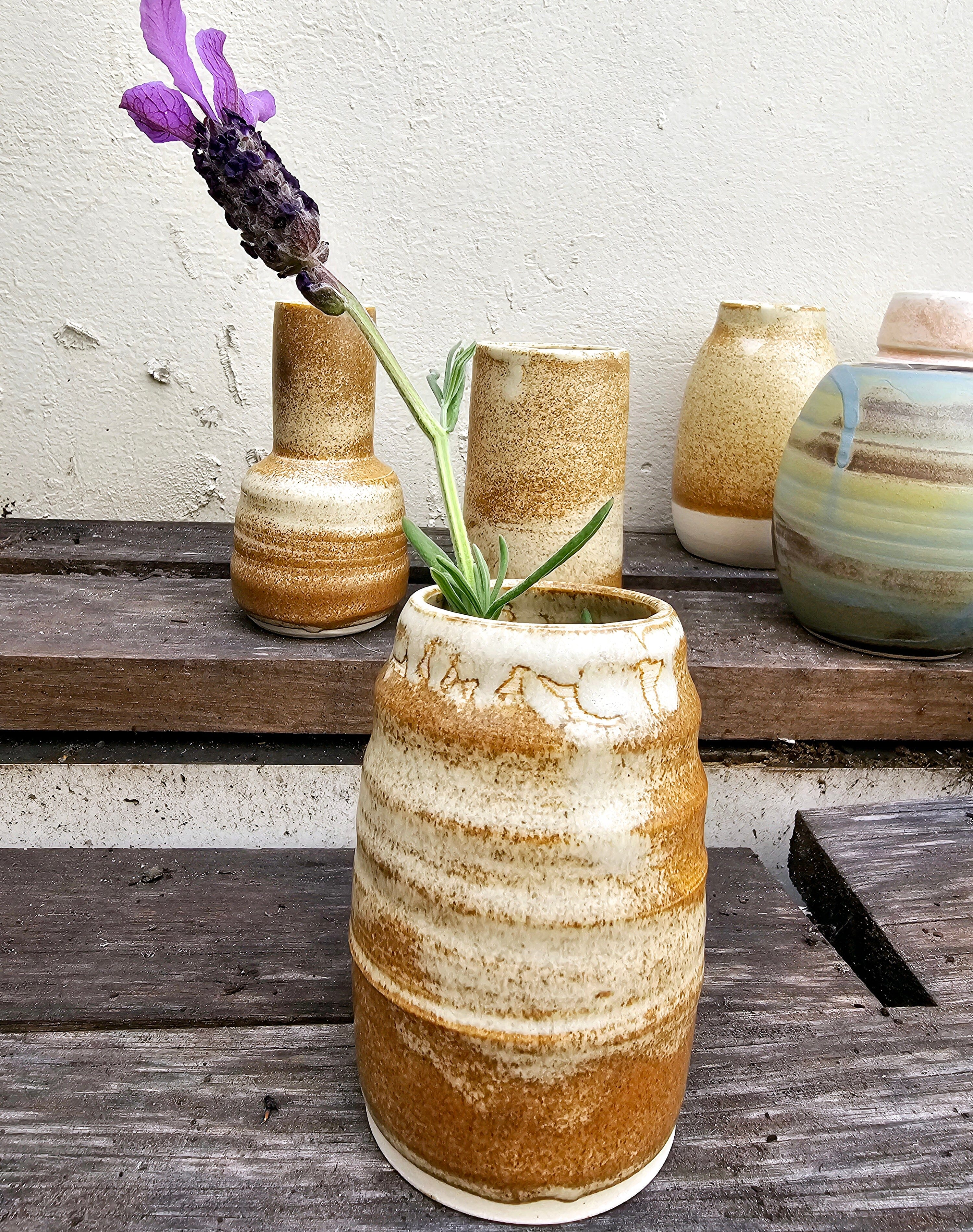 Handmade Ceramic Vases - The Little Mud Room Vase The Little Mud Room Small Rustic 80mm 