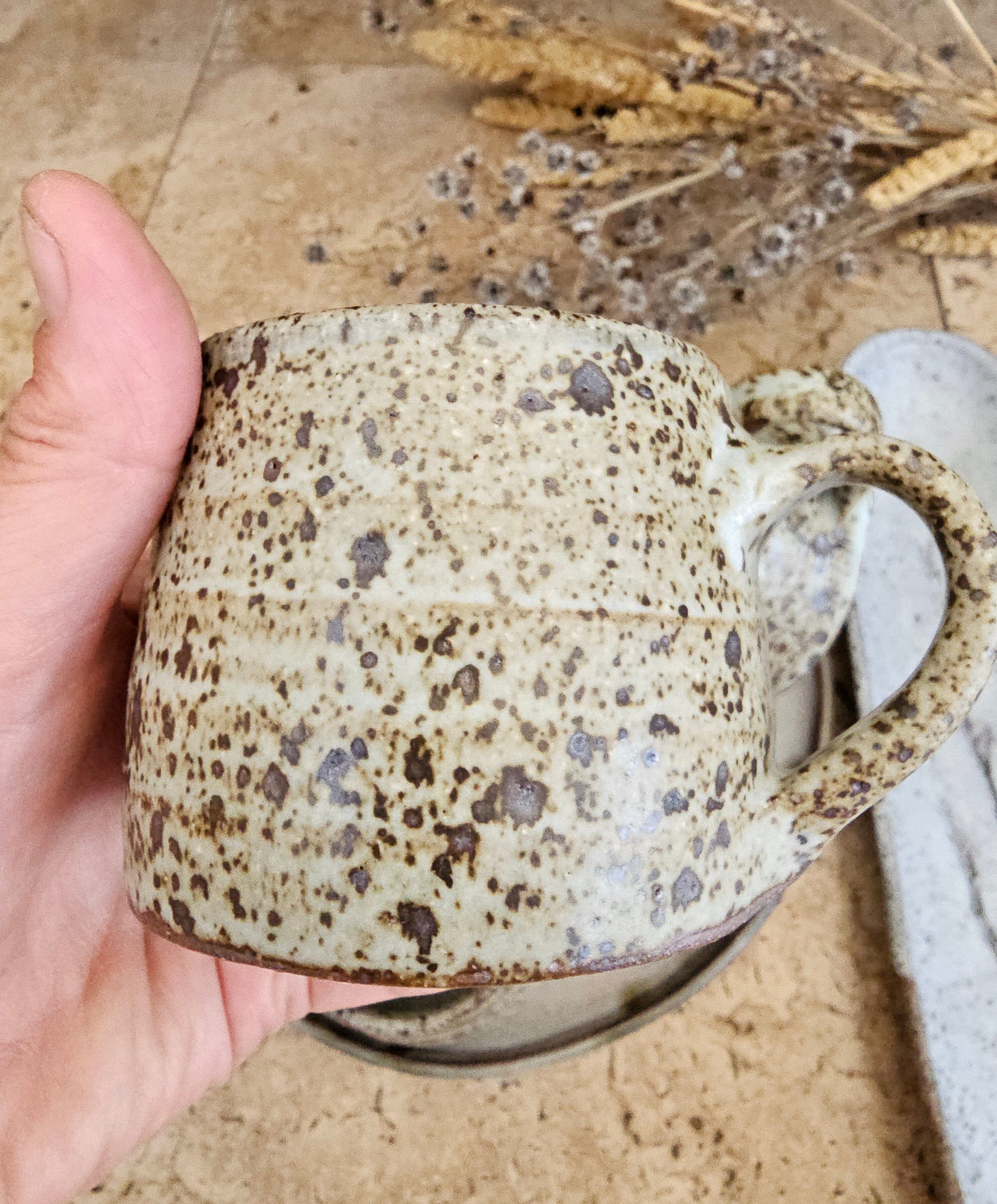 Ceramic Mugs Med - DOT Creative Tasmania Mug DOT creative Med Speckled Wood 