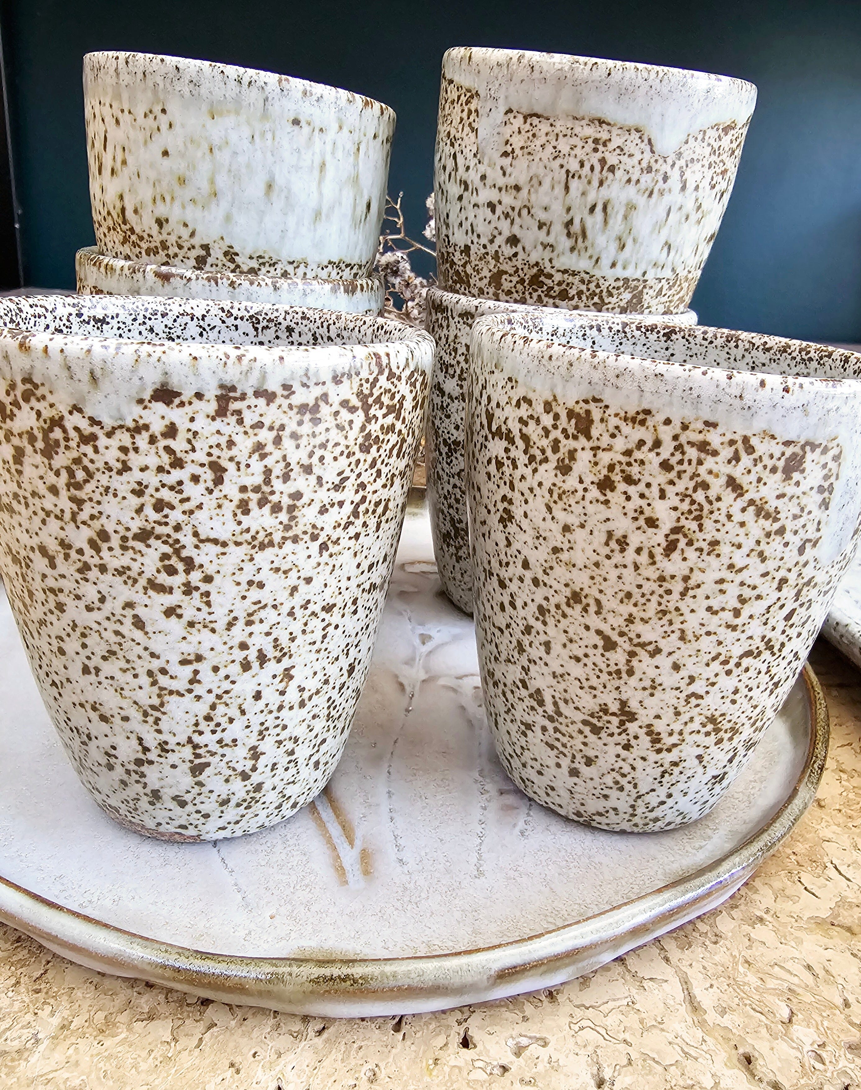 Ceramic Cups Large - DOT Creative Tasmania Mug DOT creative Speckled Dark Large Coffee 