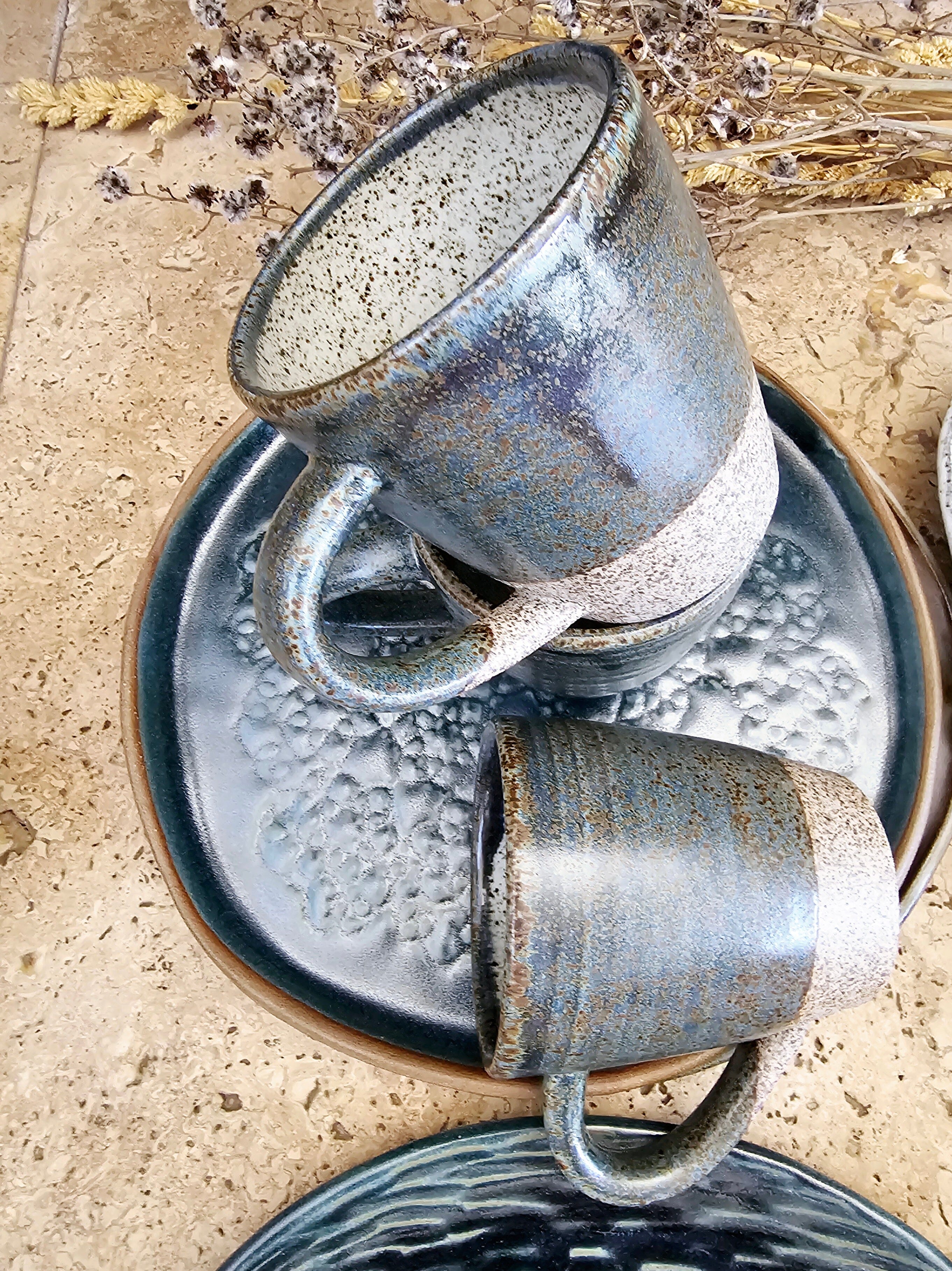 Ceramic Mugs Large - DOT Creative Tasmania Mug DOT creative Large Stone 