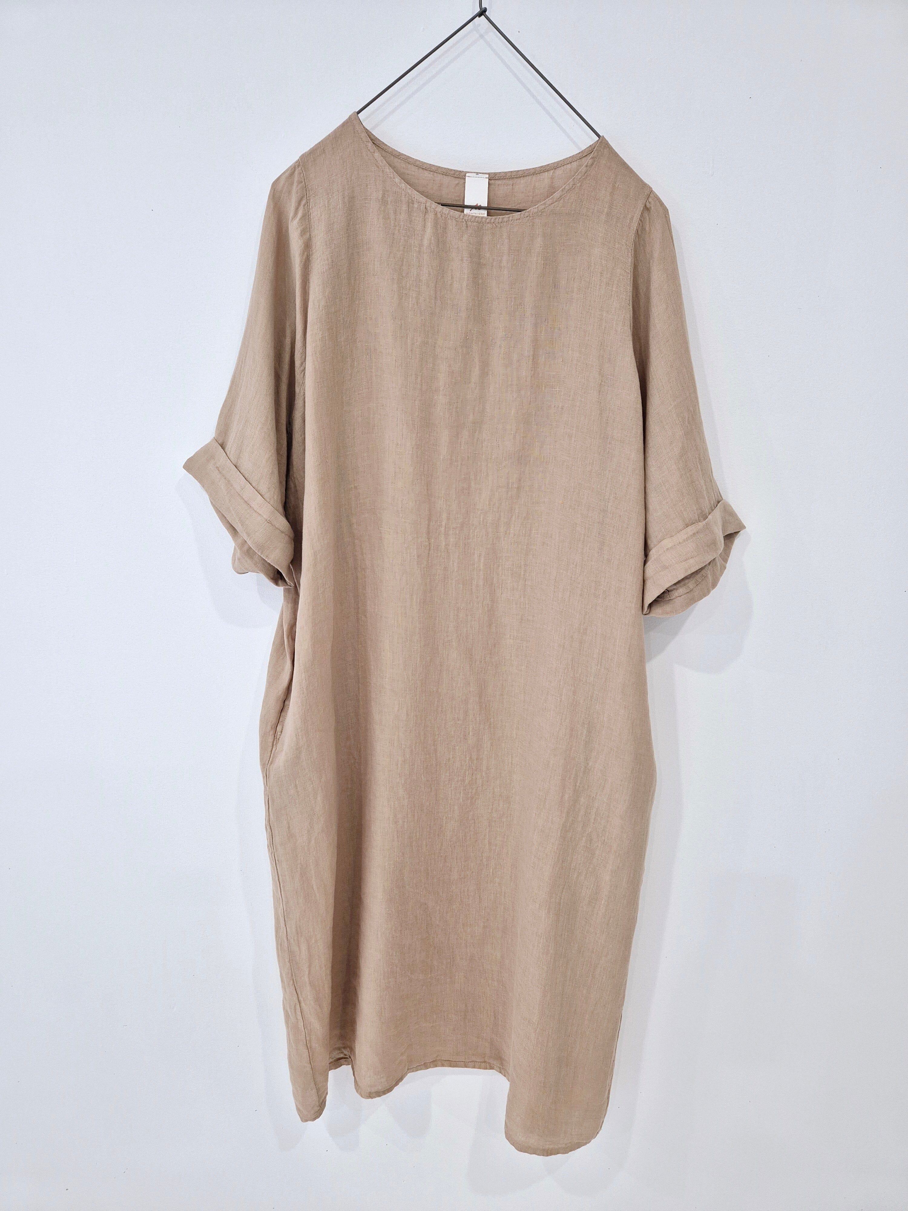 Montaigne Gaella Linen Dress Fashion Etika Orce 