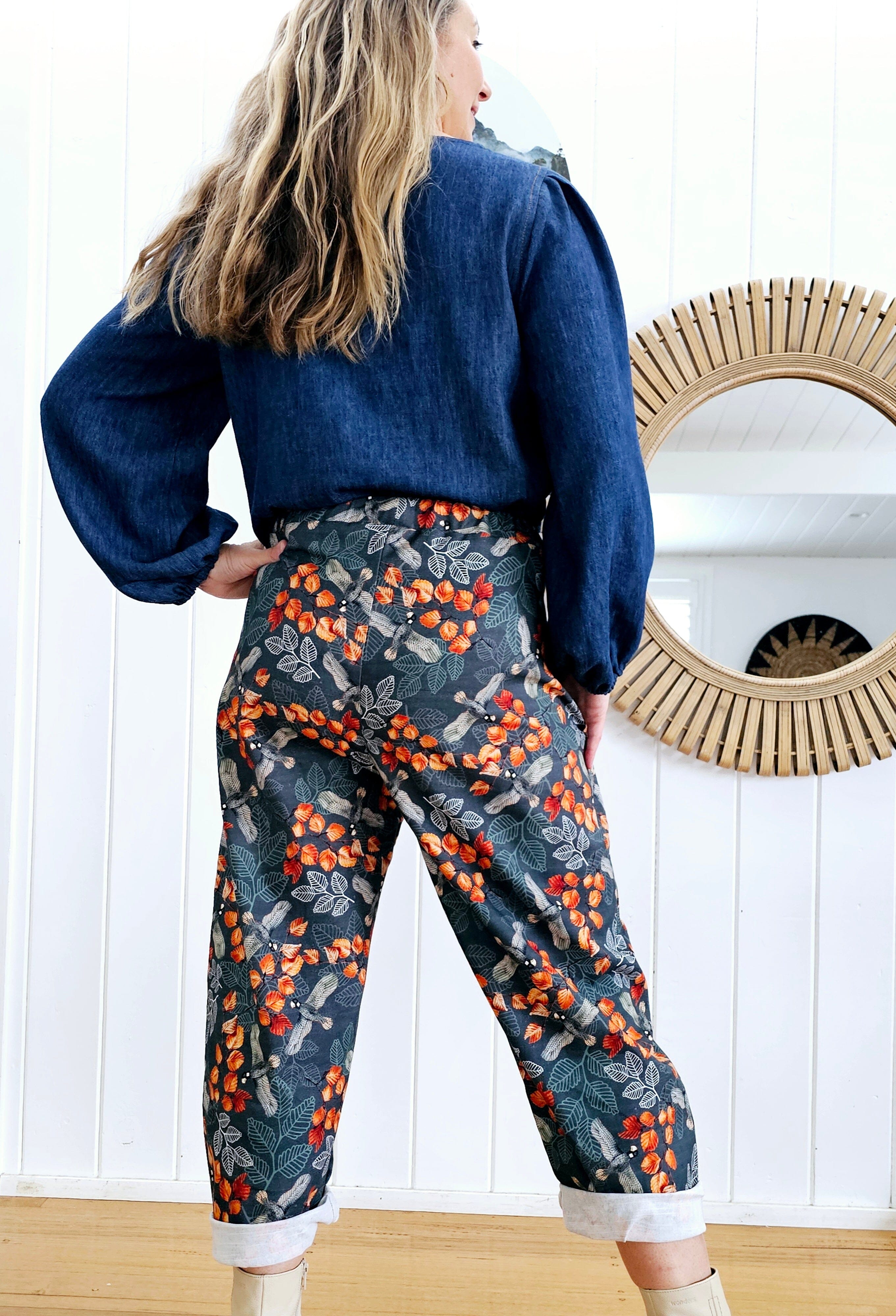 Bob Pant Linen/Hemp - Turning Fagus Pants The Spotted Quoll 