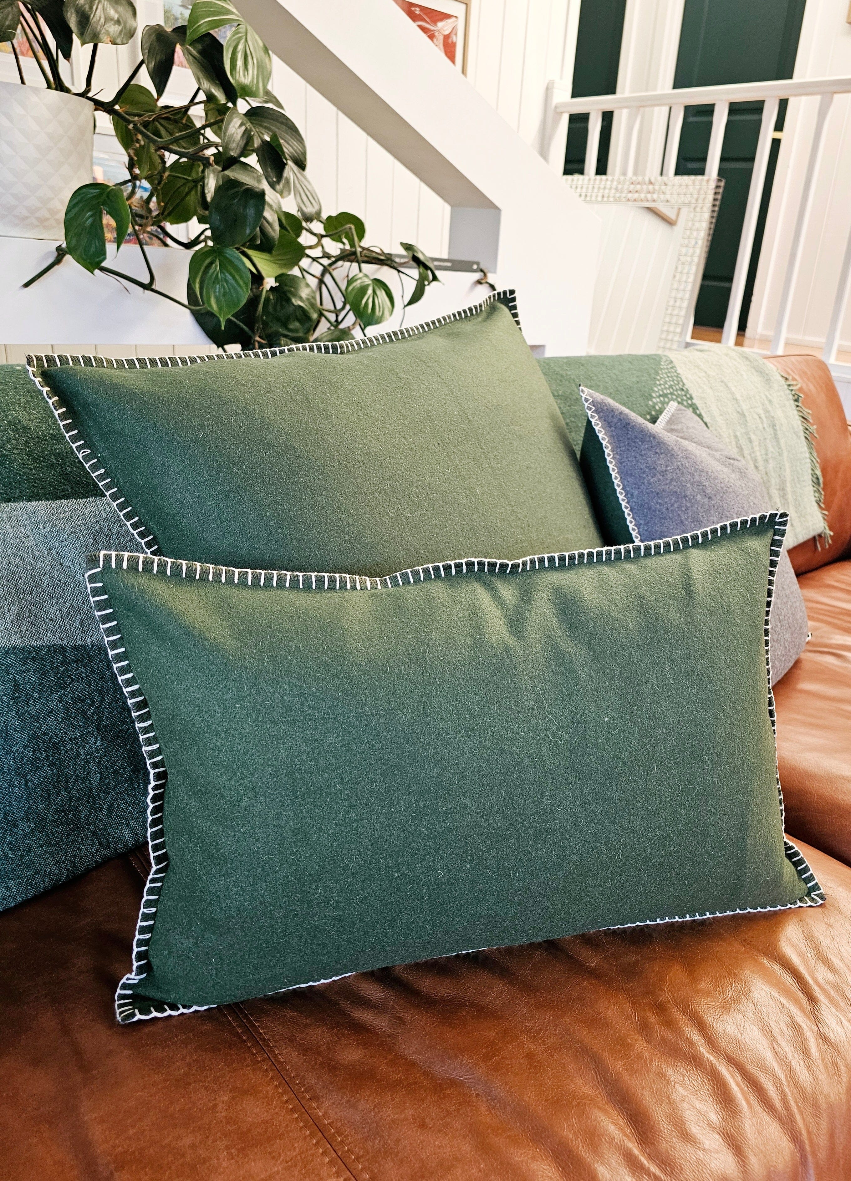 Forest & Storm Organic Wool Felt Cushions Cushions The Spotted Quoll Studio 