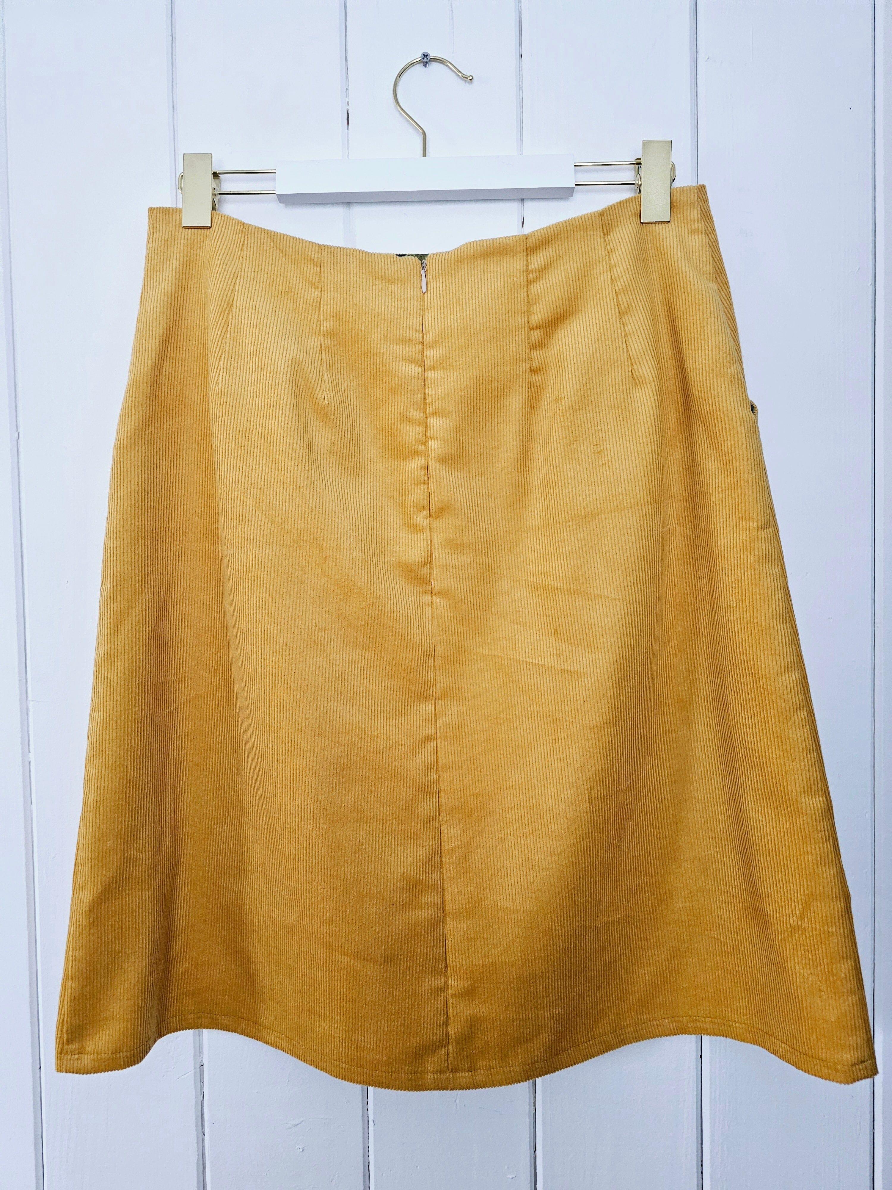 Wren A-Line Skirt - Organic Corduroy Skirt The Spotted Quoll 