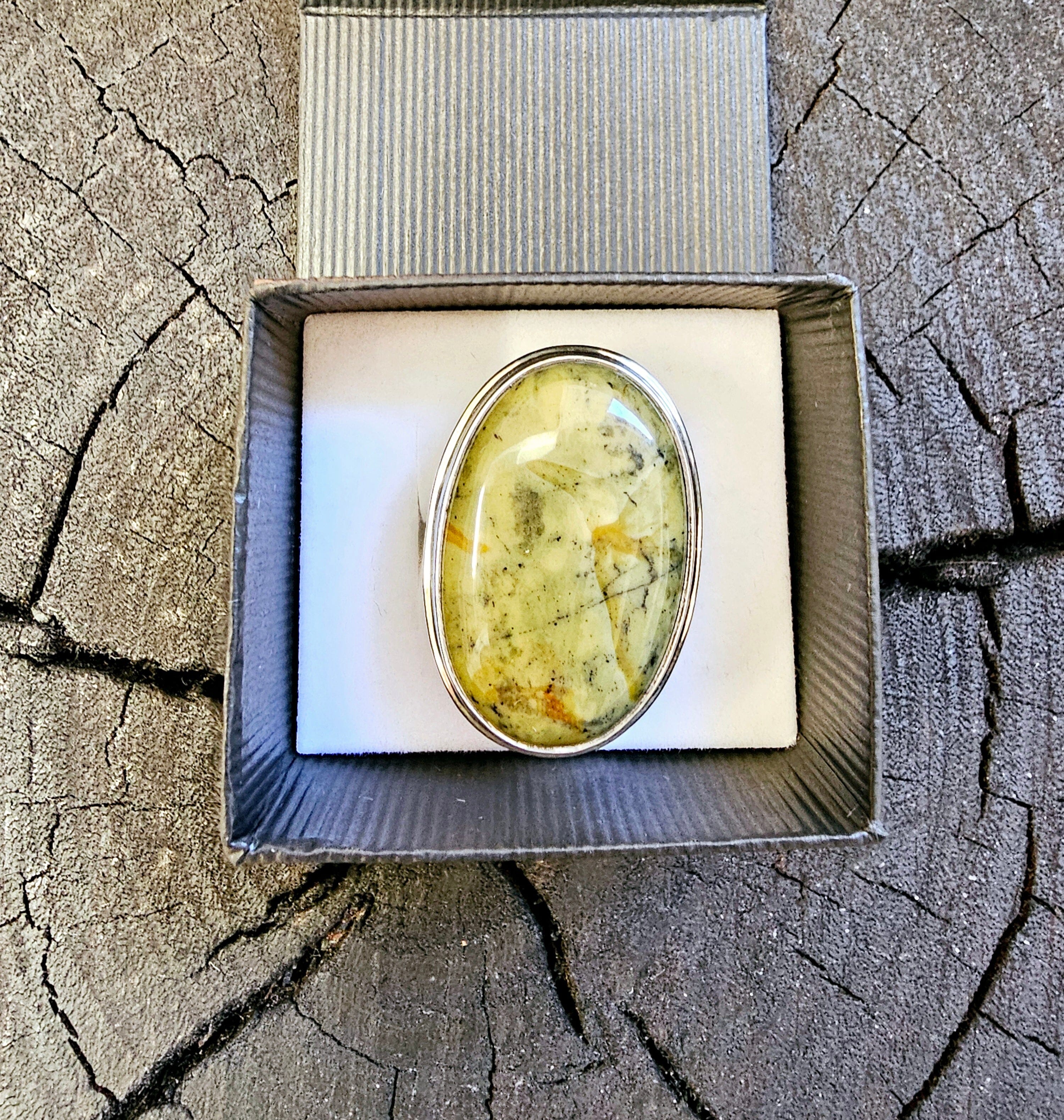 Tasmanian Jade Collection - The Rare and the Beautiful Necklaces The rare and Beautiful Adjustable Large Oval Jade Ring 