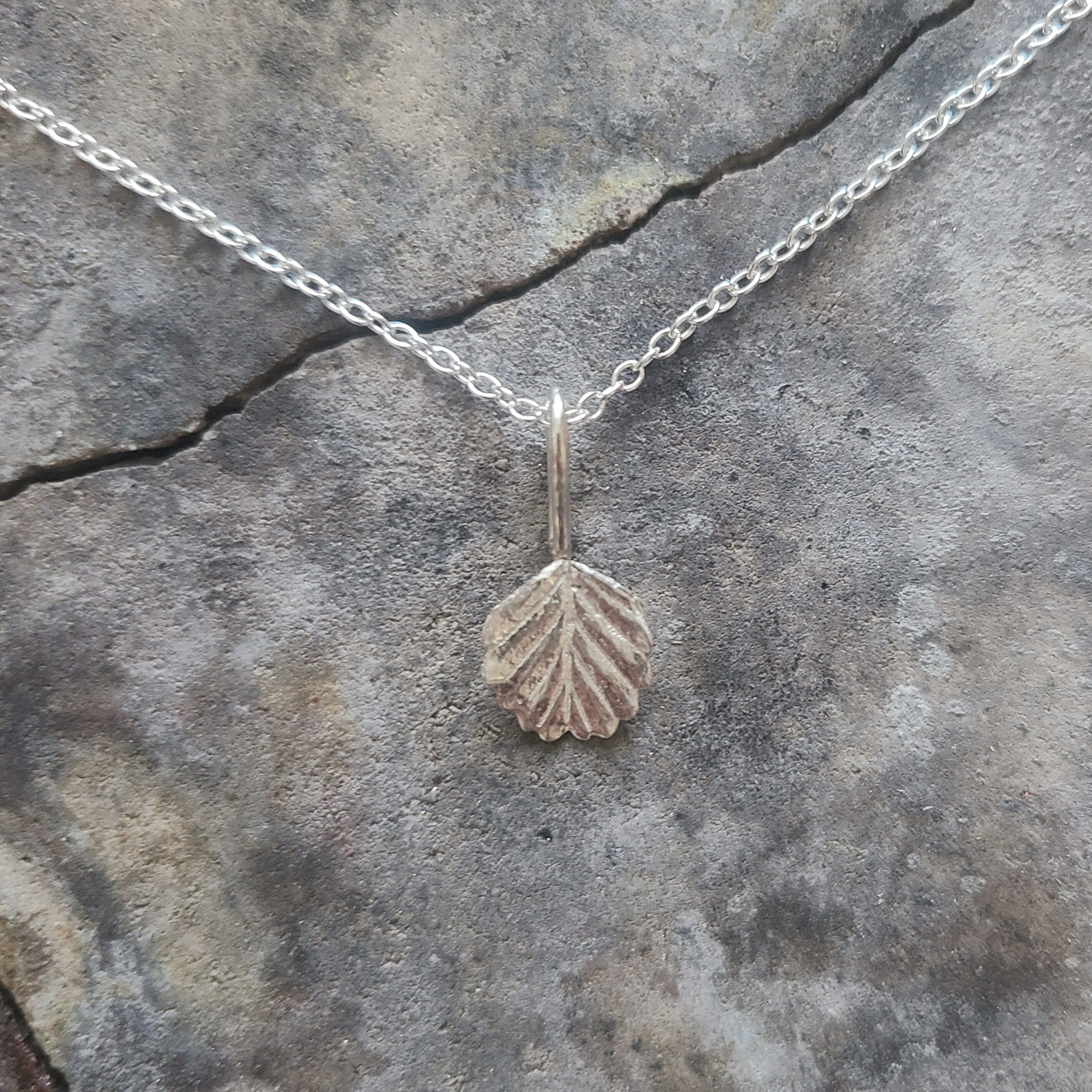 The Forest Adorned Necklaces - Janny McKinnon Jewellery Janny Small Silver Fagus 12mm 