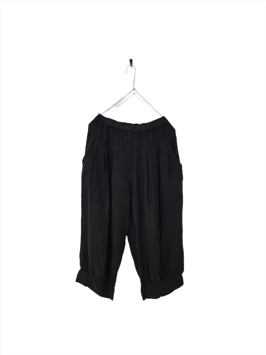 Montaigne Desi Linen Pants Pants Etika Black Size I 