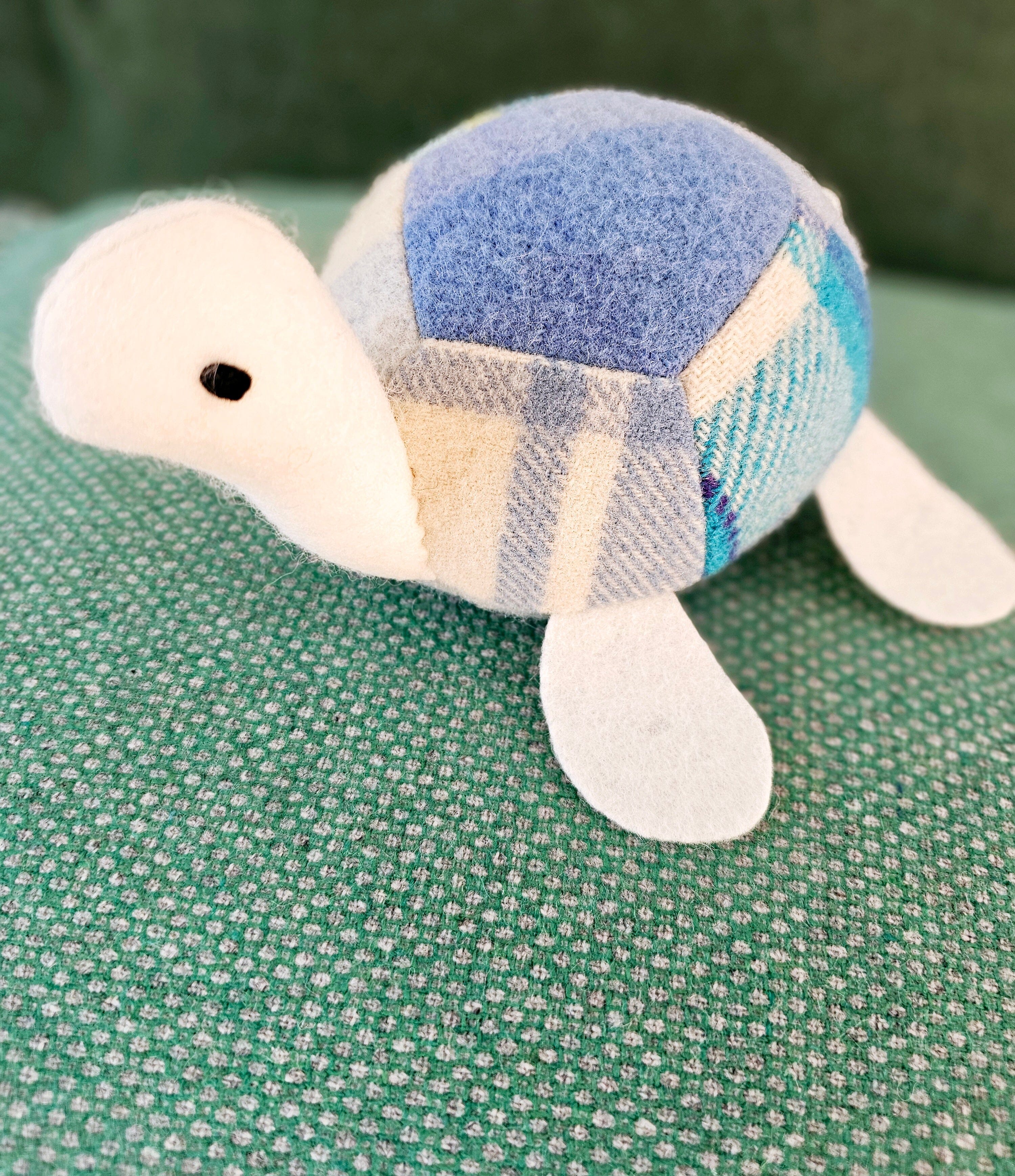 Woolie Friends by Sixpence soft toy Sixpence Turtle Mack 