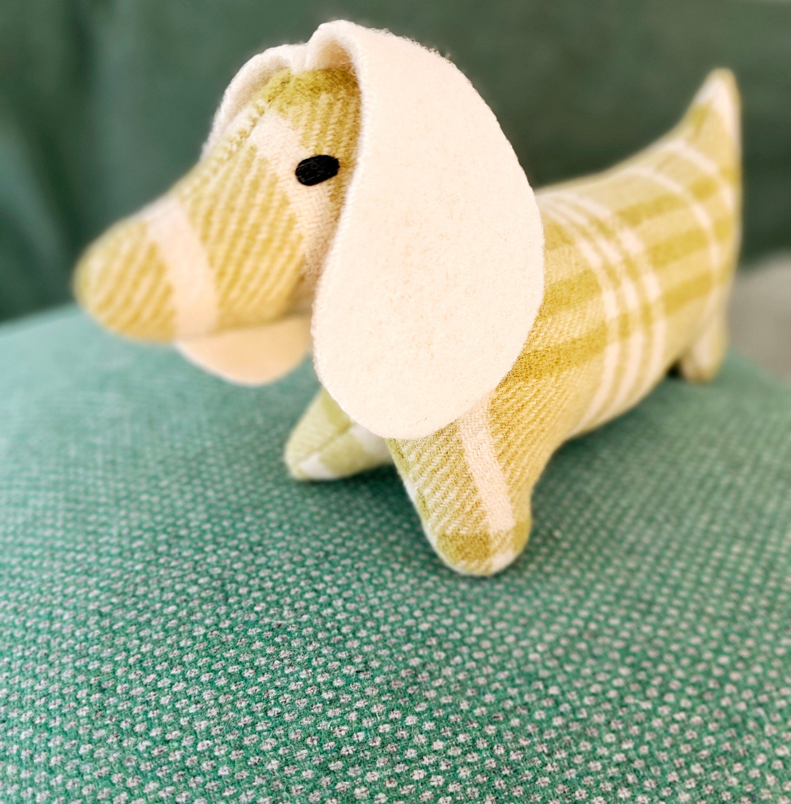 Woolie Friends by Sixpence soft toy Sixpence Dachshund Max 