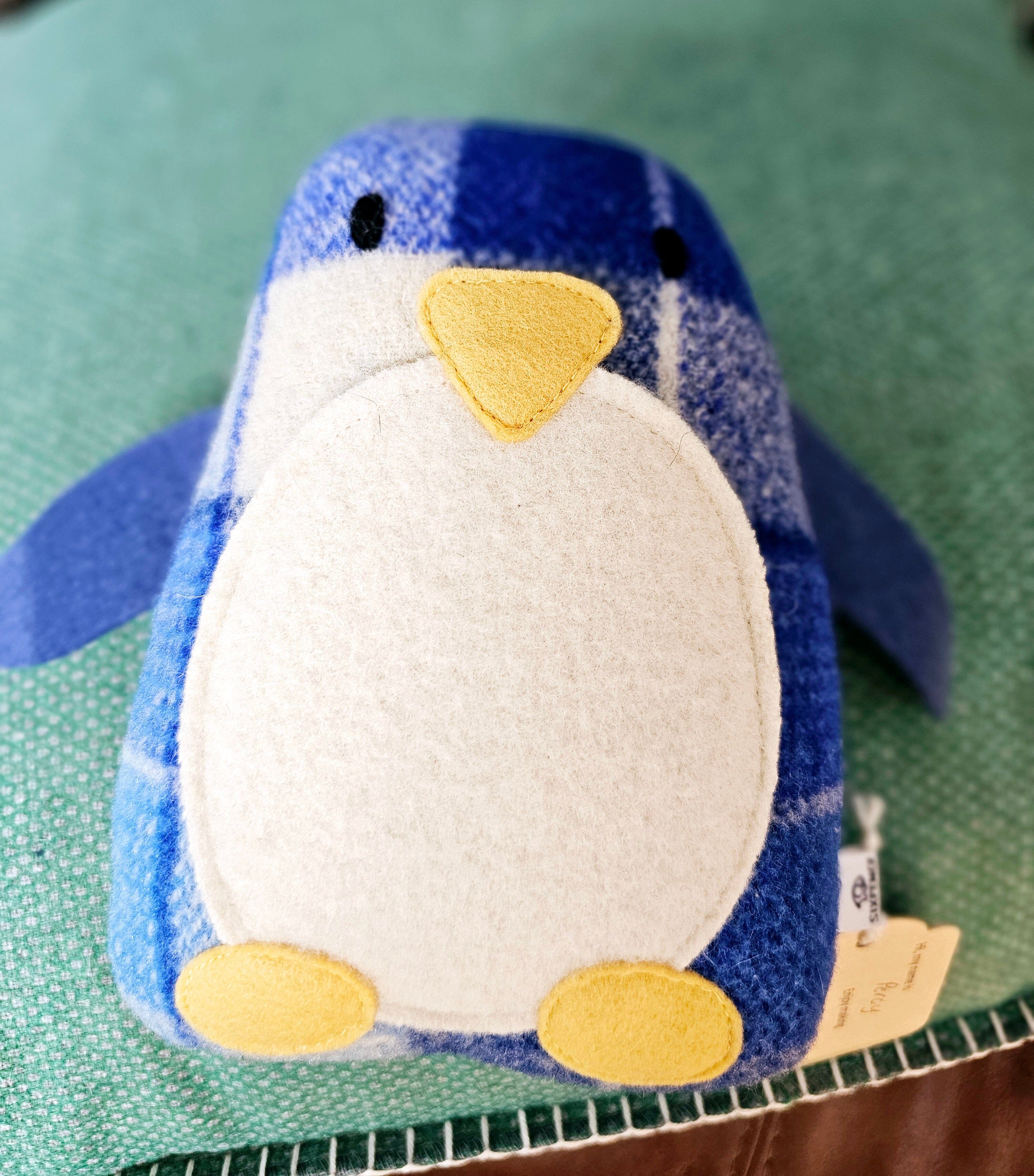 Woolie Friends by Sixpence soft toy Sixpence Penguin Patch (Percy & Penny) 