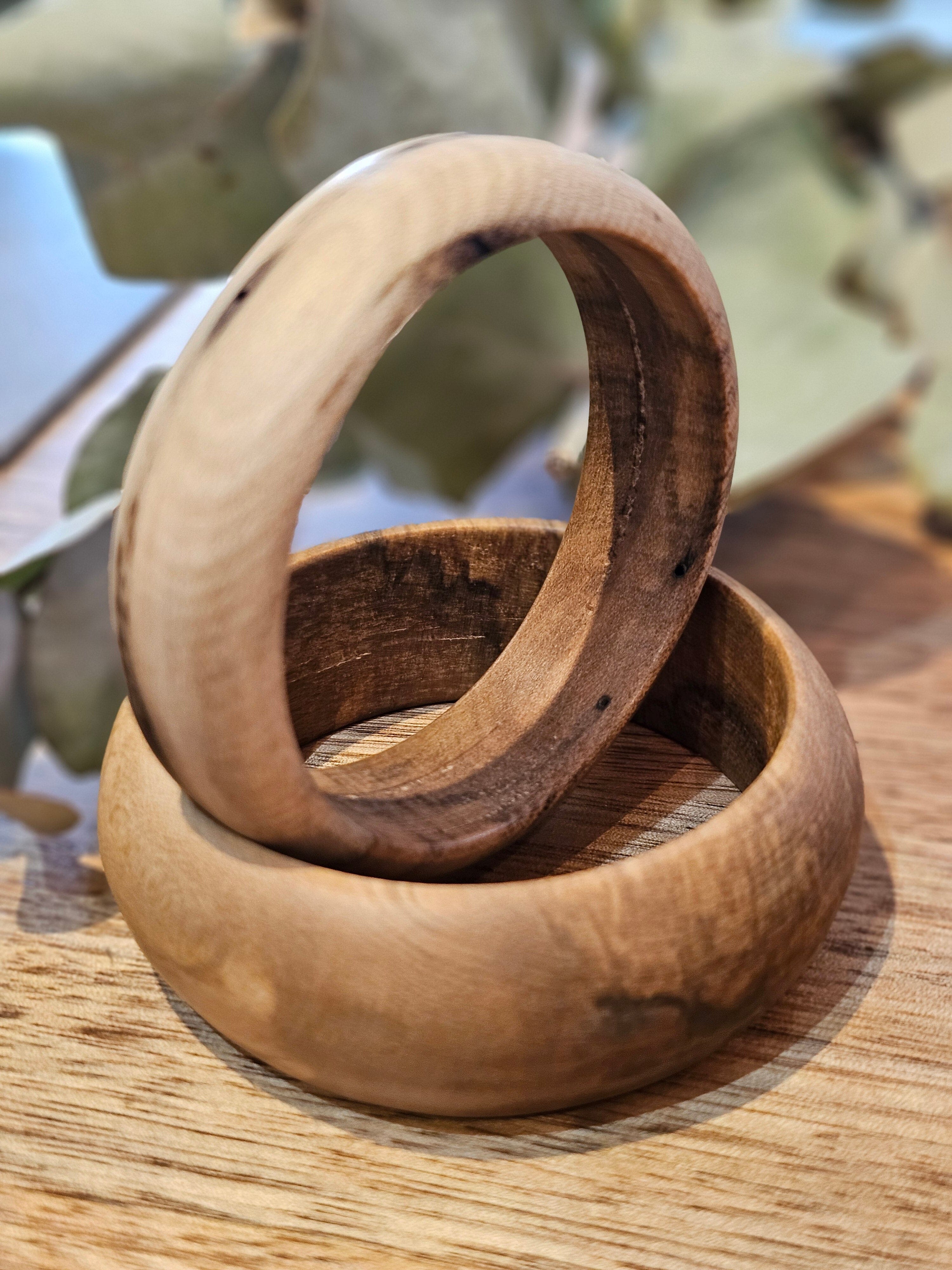 Tasmanian Timber Jewellery - Kate O'Farrell Design Bangle Kate O' Farrell Bangle Chunky (Sassafras) 