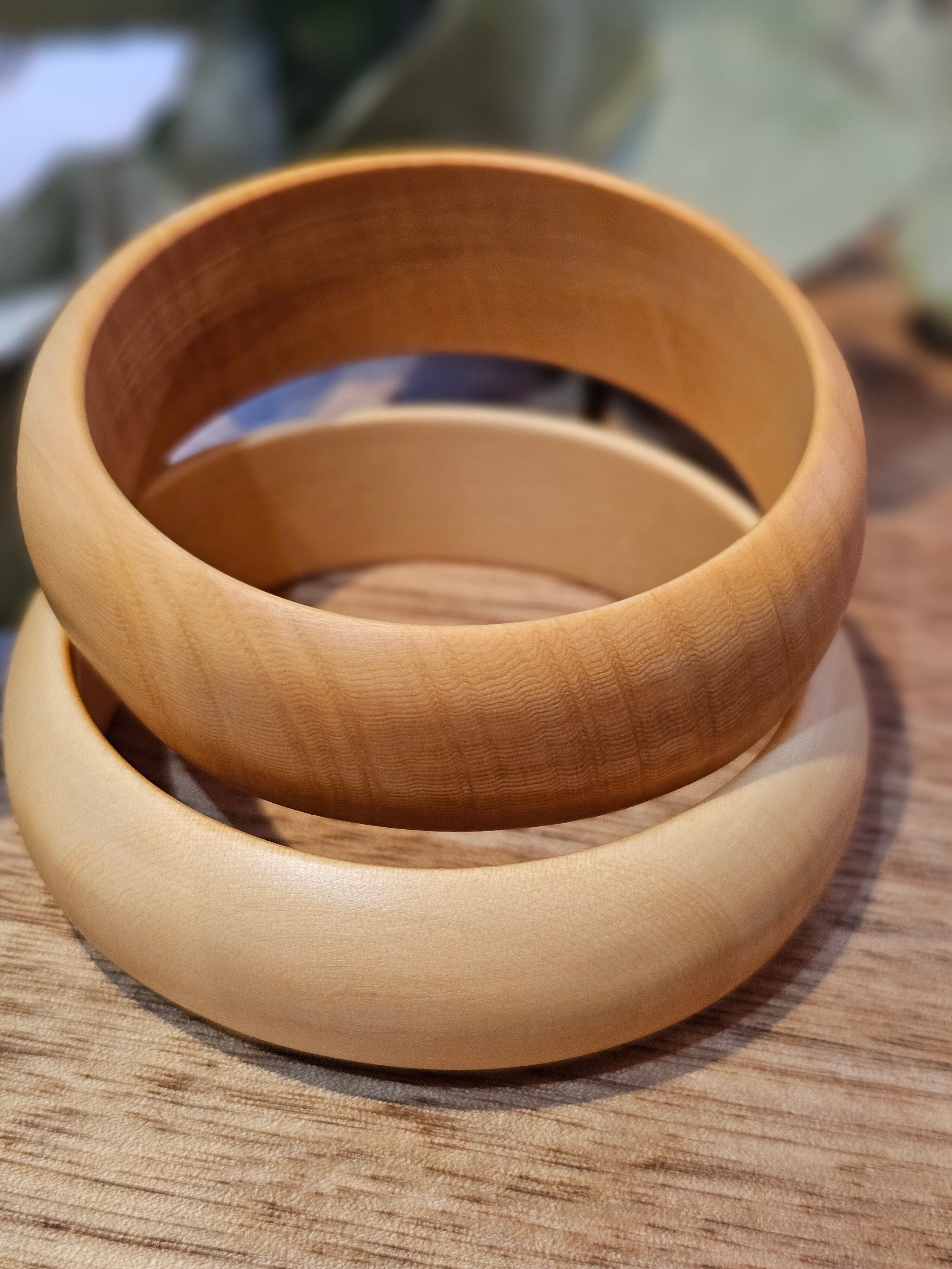 Tasmanian Timber Jewellery - Kate O'Farrell Design Bangle Kate O' Farrell Bangle Chunky (Huon Pine) 