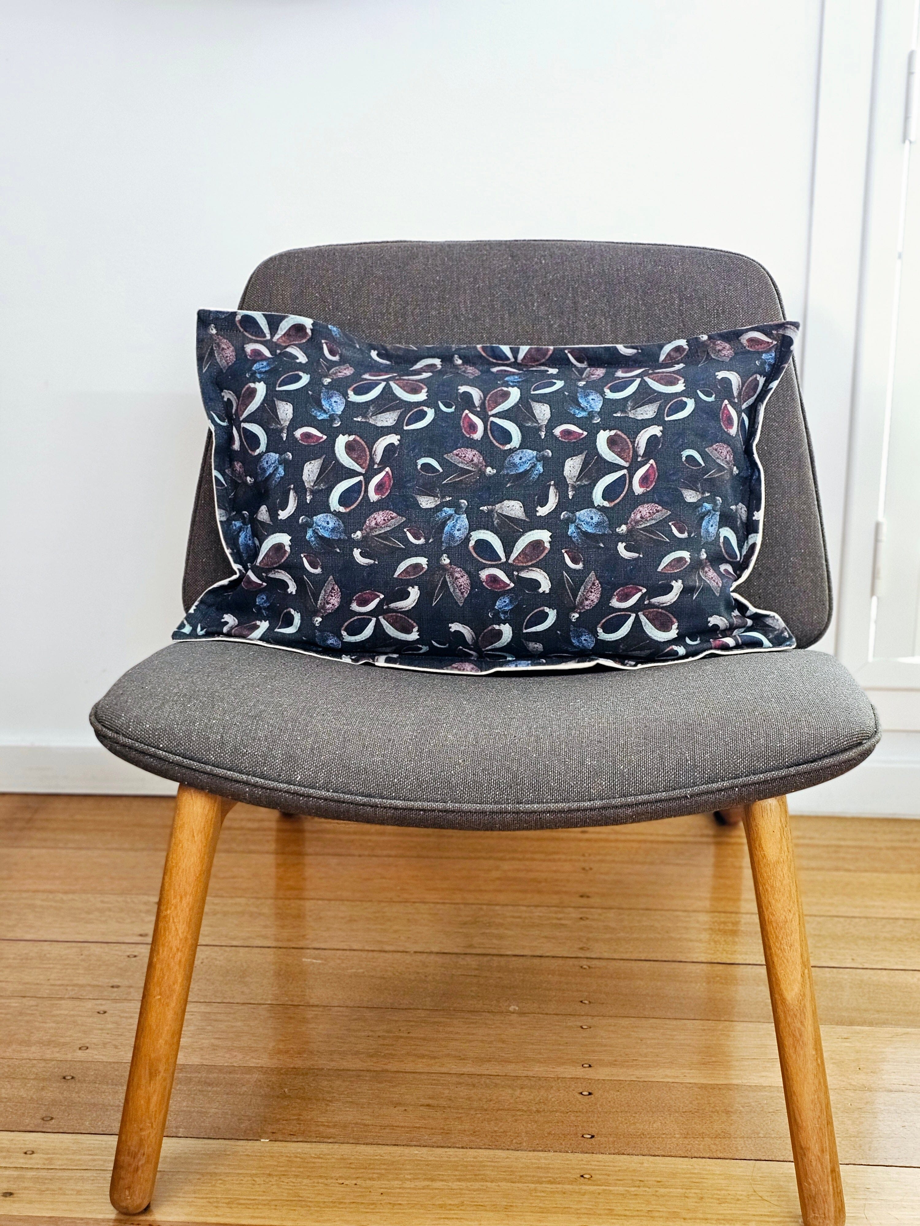 Organic Linen/Hemp Cushion - Seed Pods Cushions The Spotted Quoll 35 x 55cm 