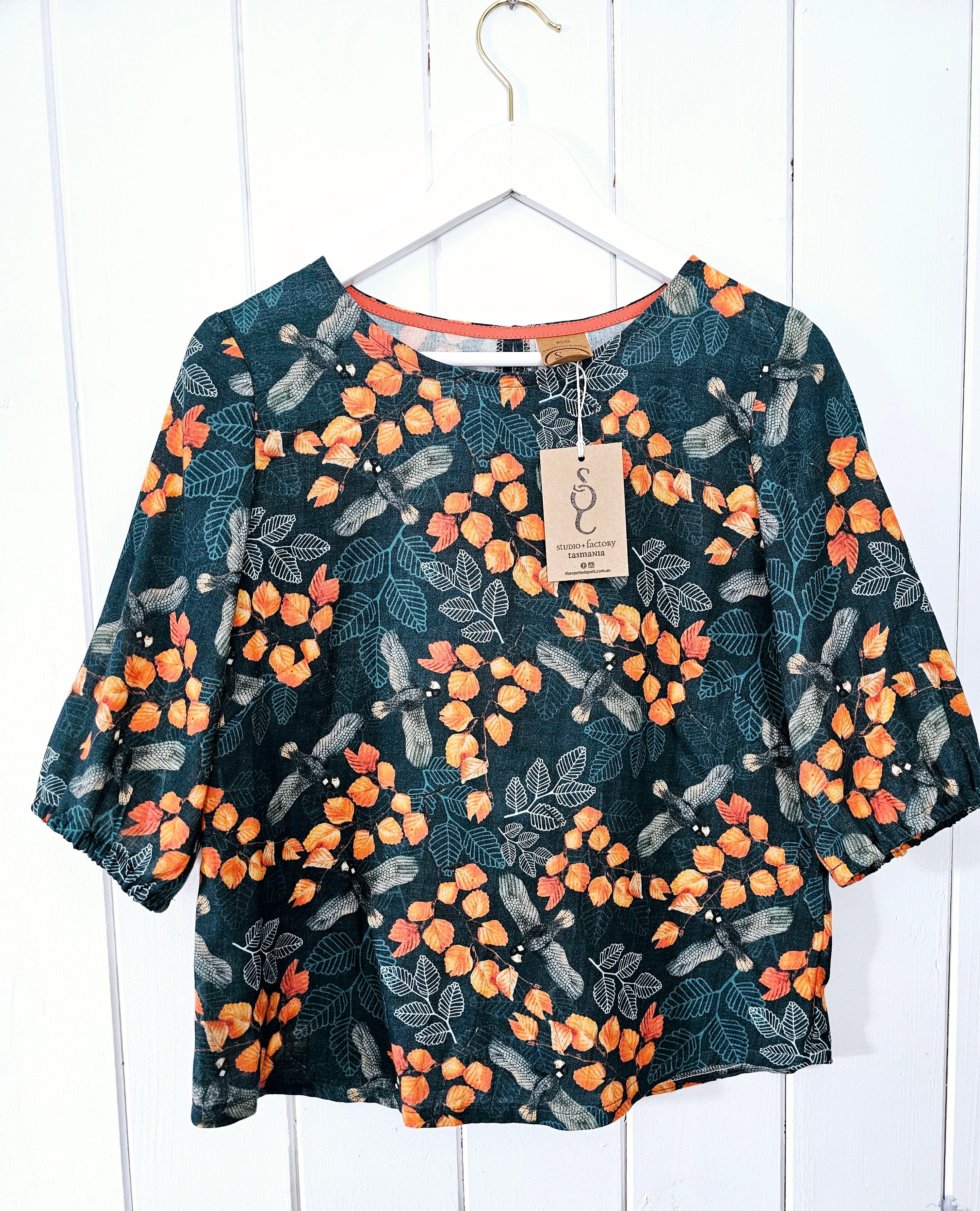 Lady Jane Bishops Sleeve Blouse - Turning Fagus top The Spotted Quoll 