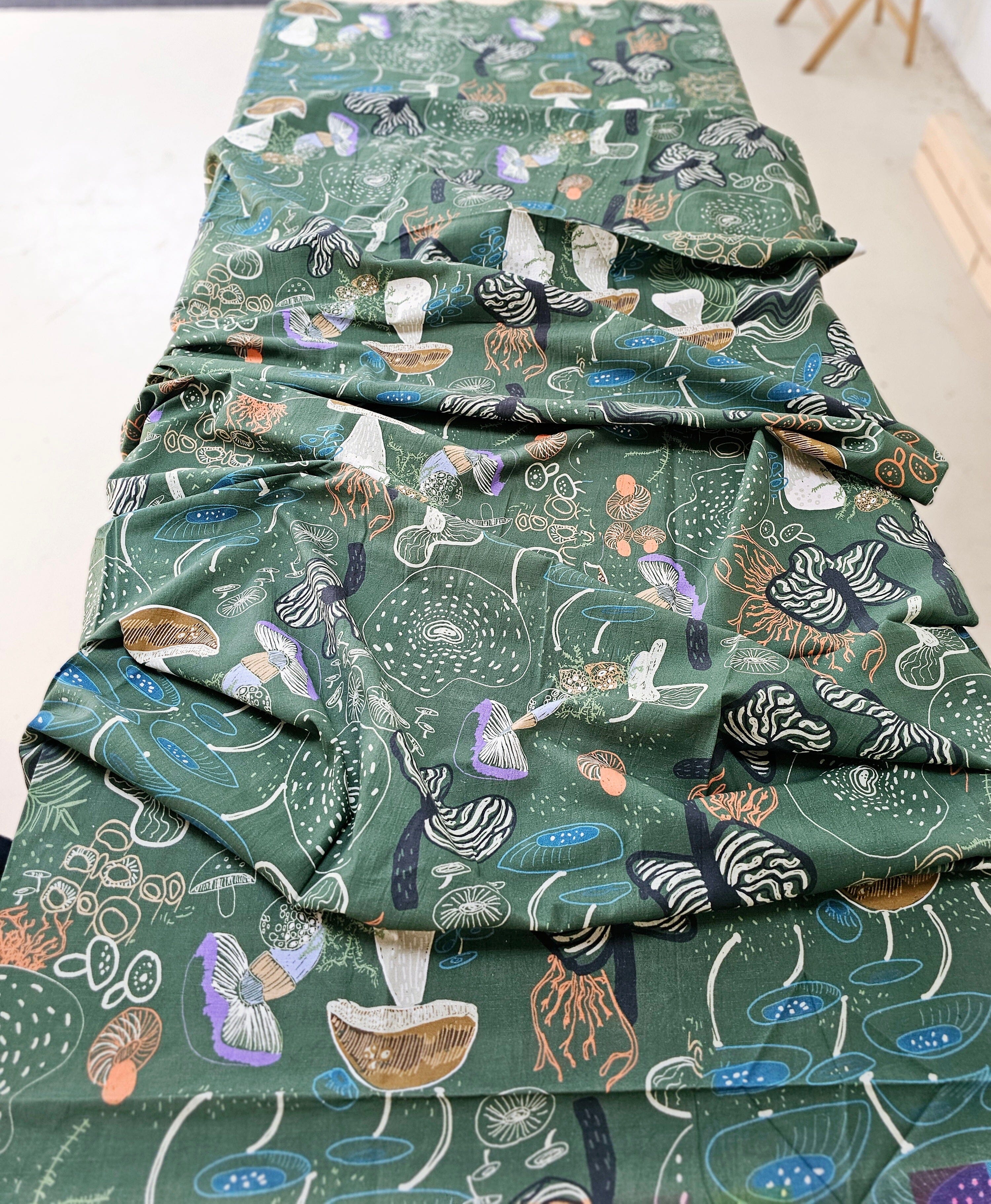 Fabric Organic Linen Hemp by the meter fabric The Spotted Quoll Studio 