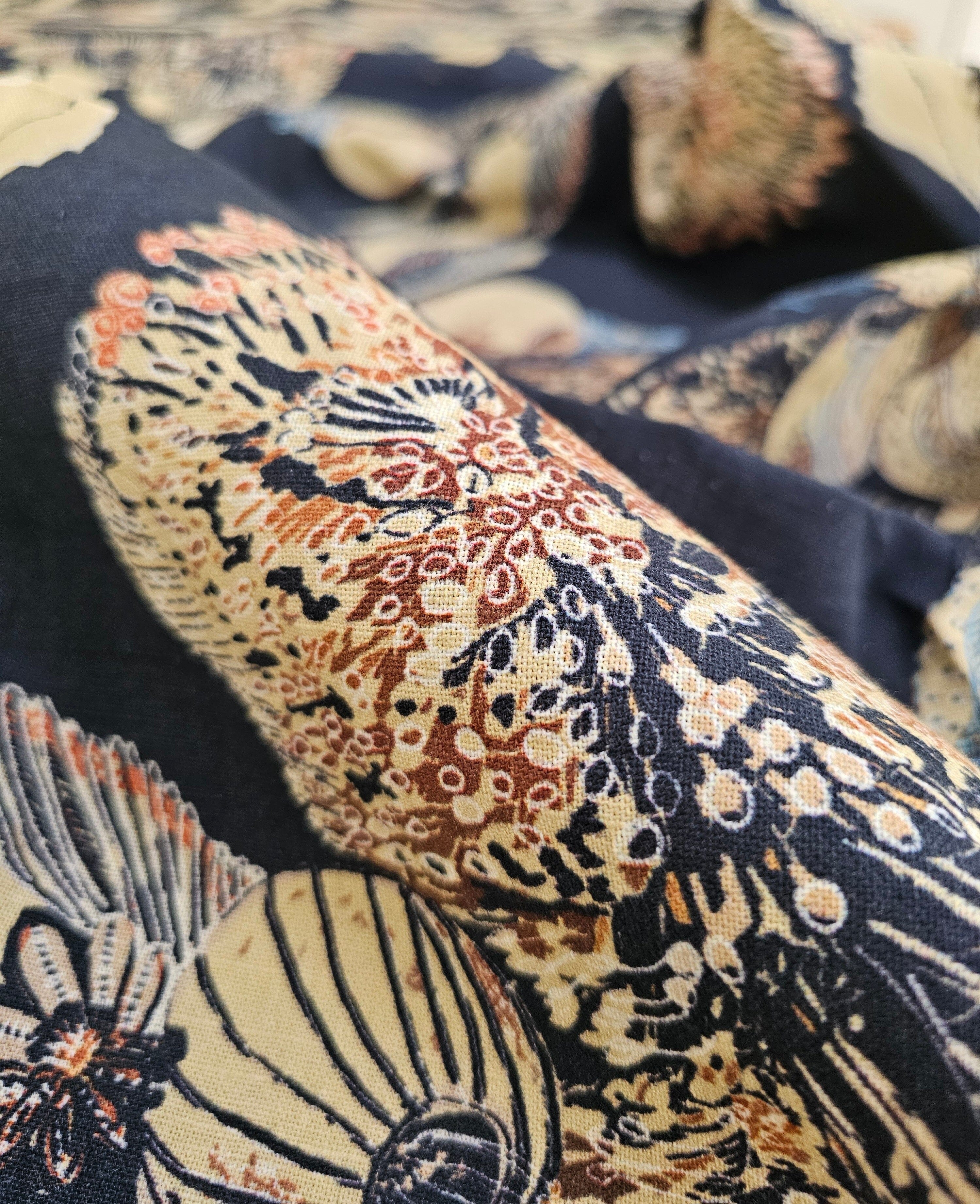 Fabric Organic Linen Hemp by the meter fabric The Spotted Quoll Studio 