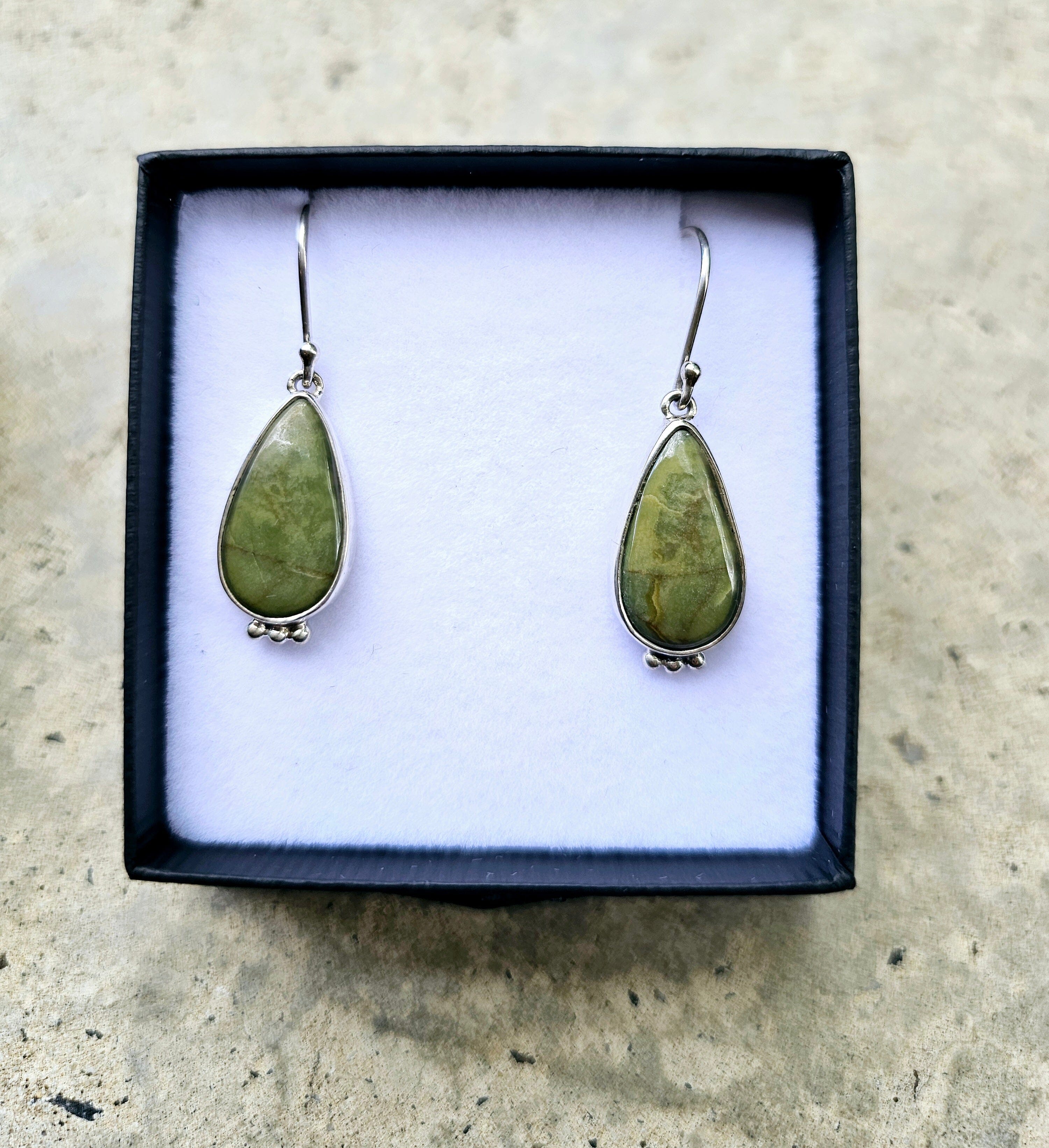 Tasmanian Jade Collection - The Rare and the Beautiful Necklaces The rare and Beautiful Drop Pear Earrings 