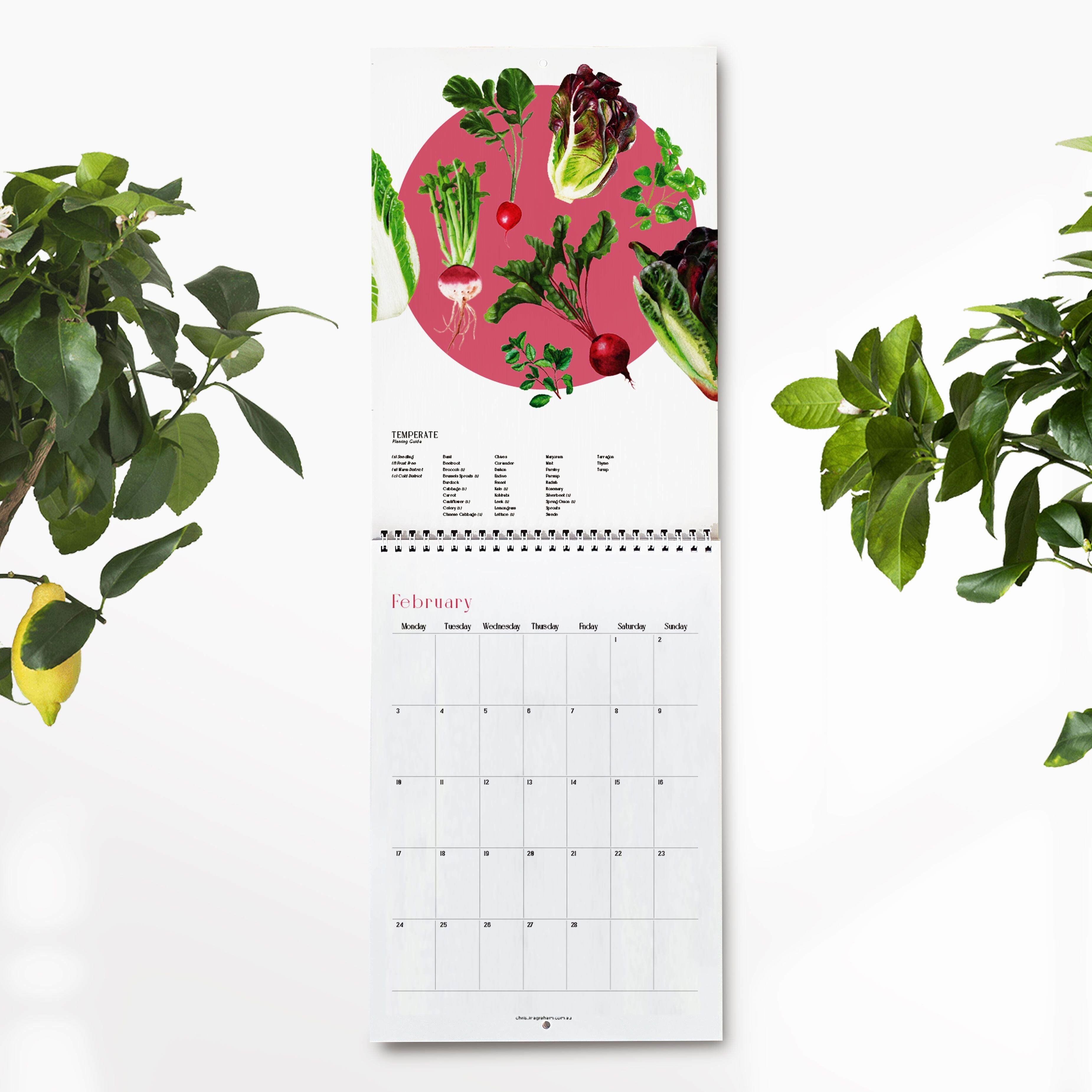 2025 Seasonal Planting Guide Calendar - Christina Graham Calendars, Organizers & Planners Christina Graham 