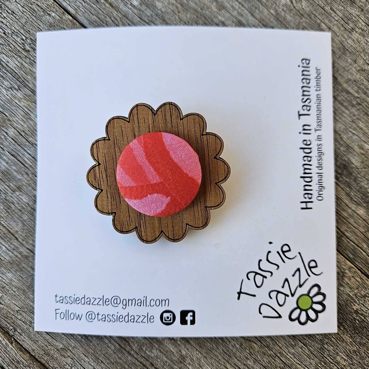 Tassie Dazzle and SQ Studio - Wooden Jewellery Earrings TassieDazzle 