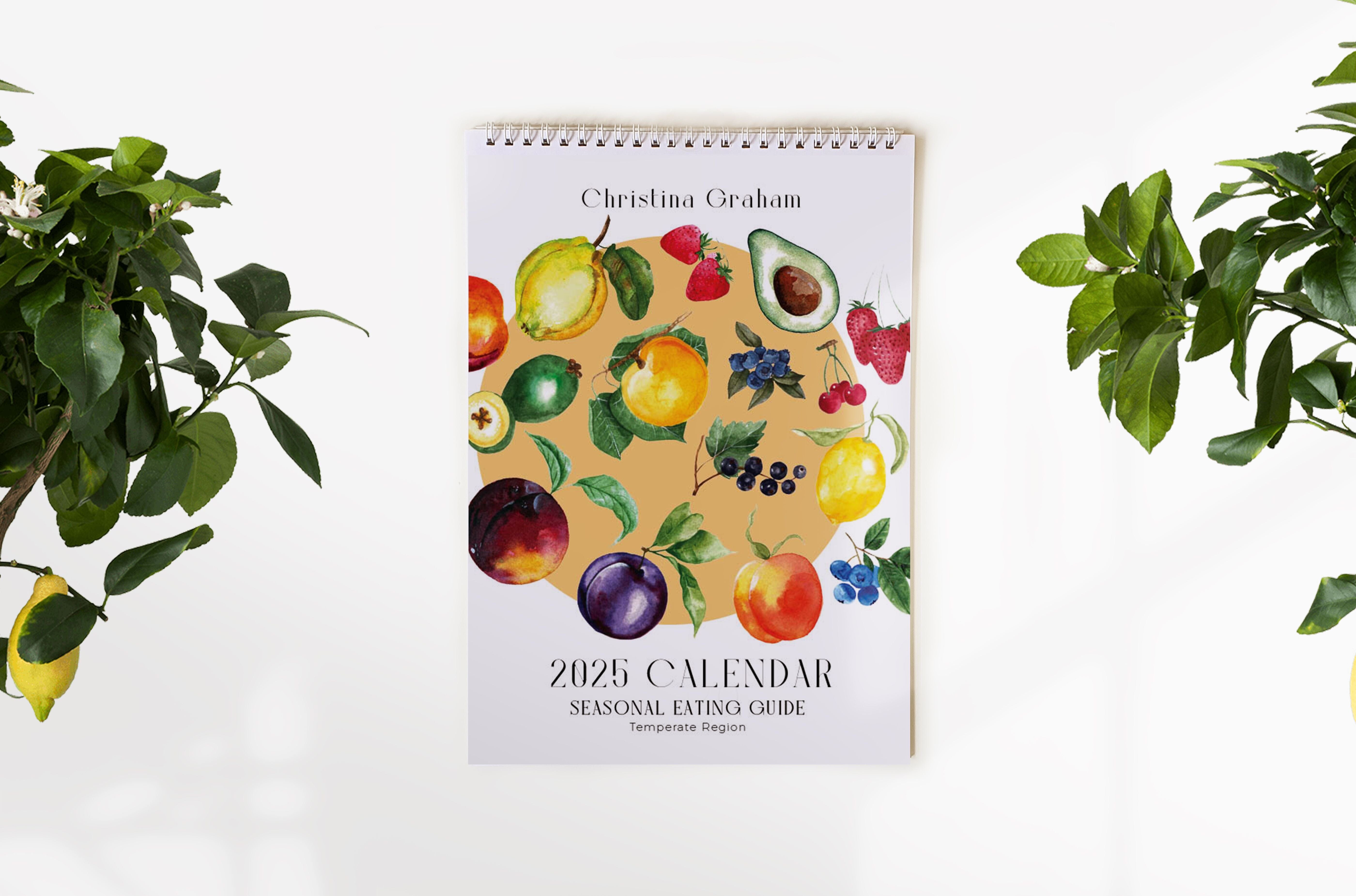 2025 Seasonal Eating Guide Calendar - Christina Graham Calendars, Organizers & Planners Christina Graham 