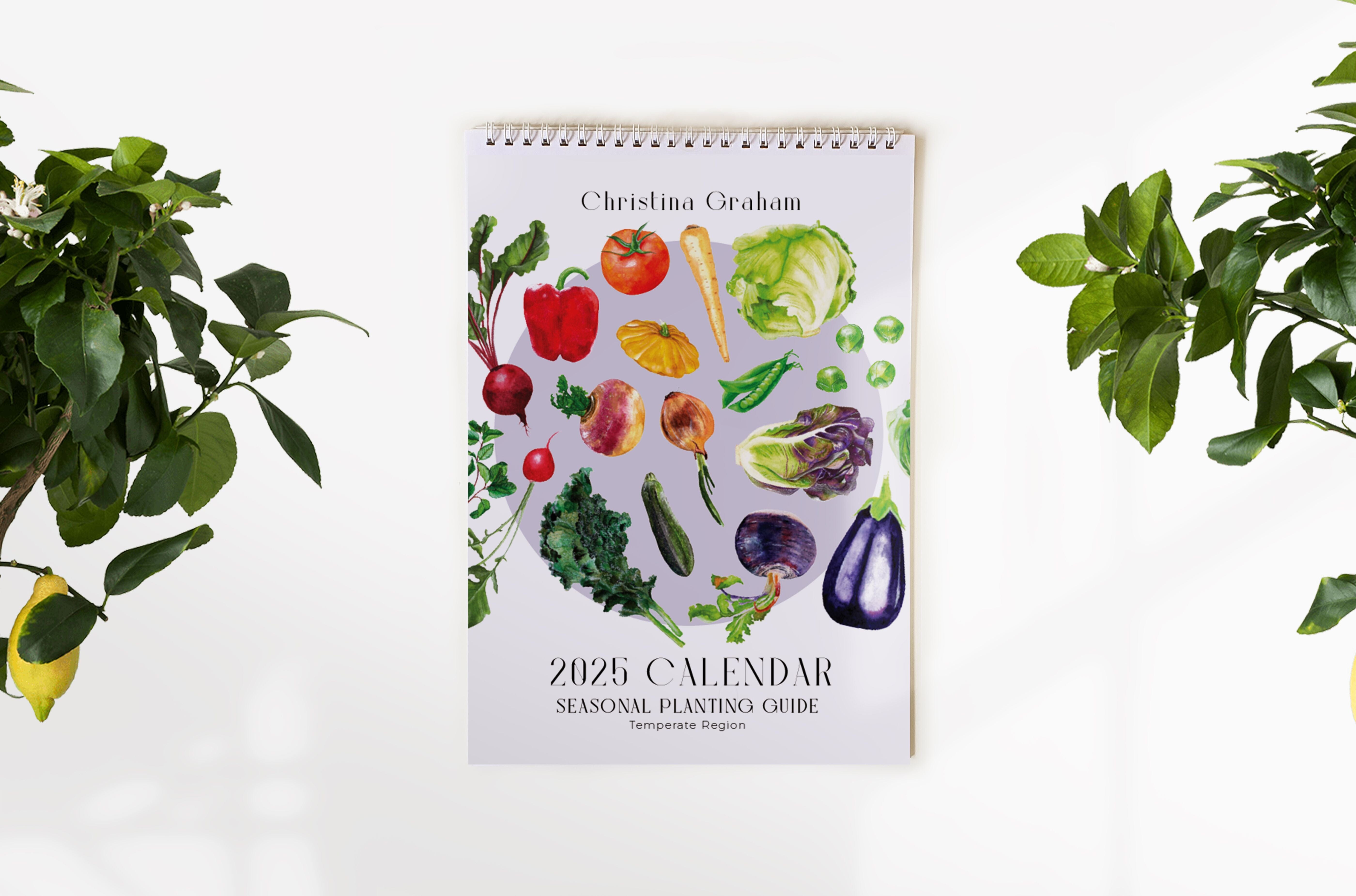 2025 Seasonal Planting Guide Calendar - Christina Graham Calendars, Organizers & Planners Christina Graham 