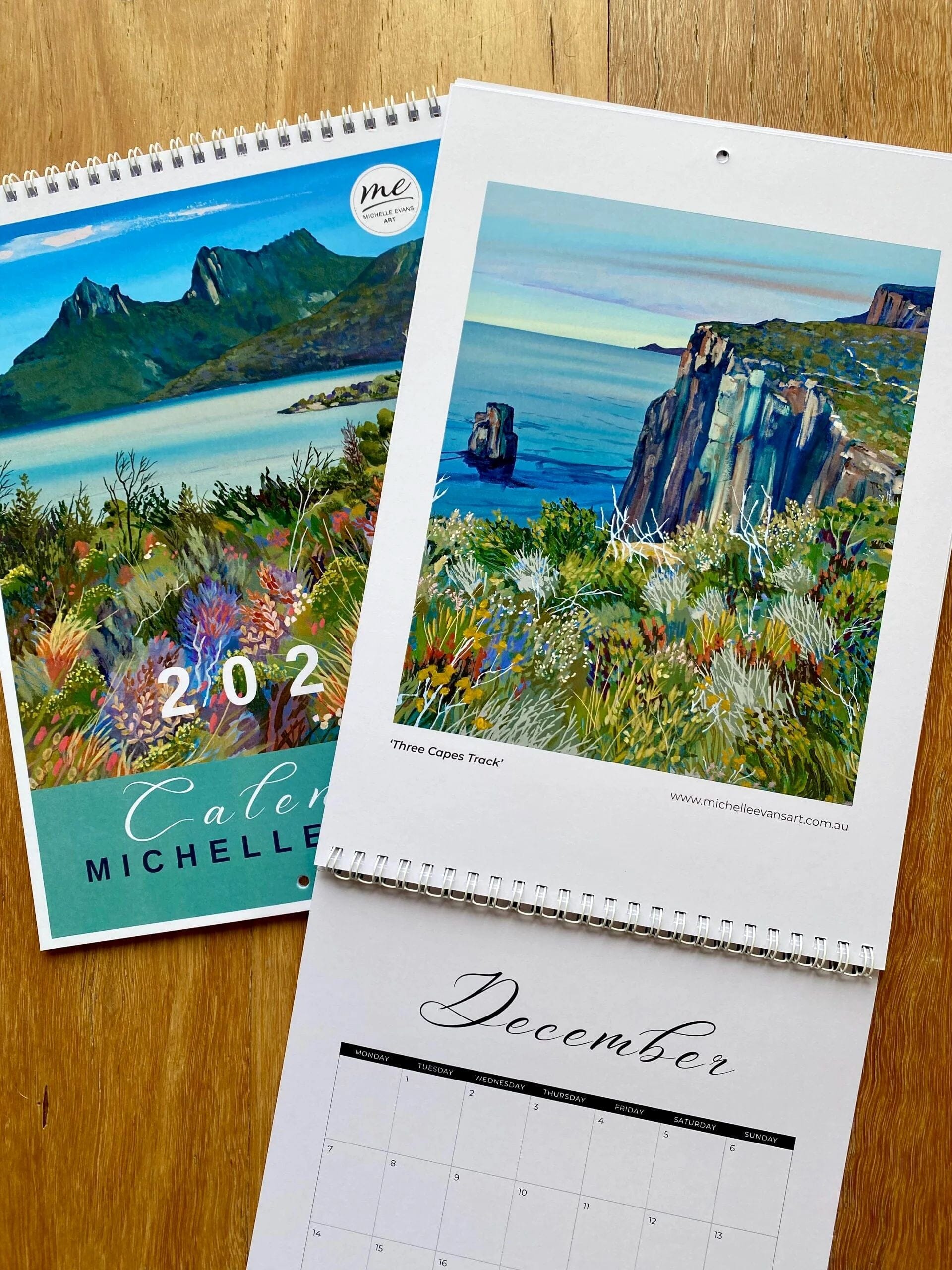 Michelle Evans - 2026 Tasmanian Landscape Calendar The Spotted Quoll 