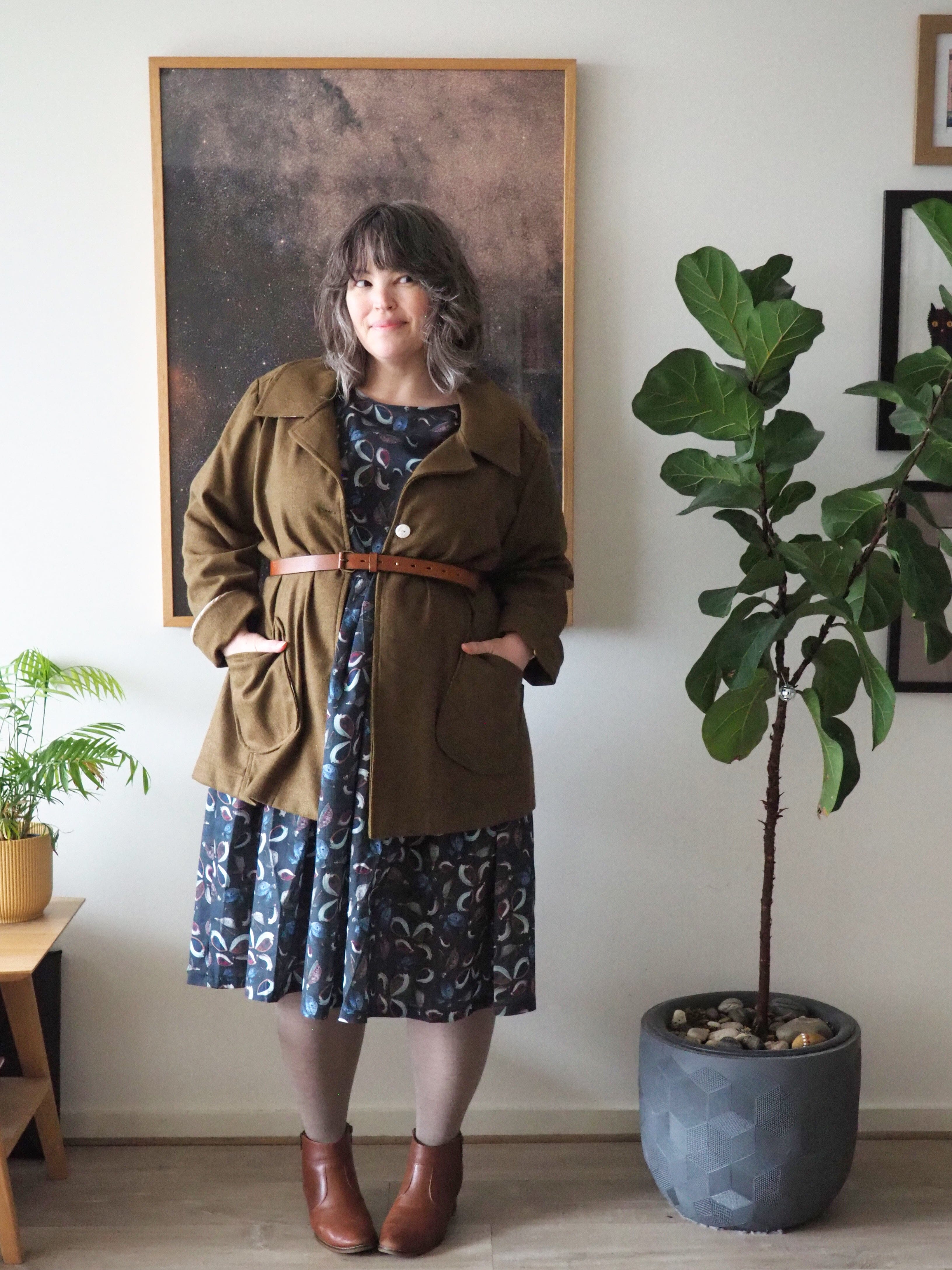 Peasant Dress 3/4 Sleeves - Seed Pods Dresses The Spotted Quoll 