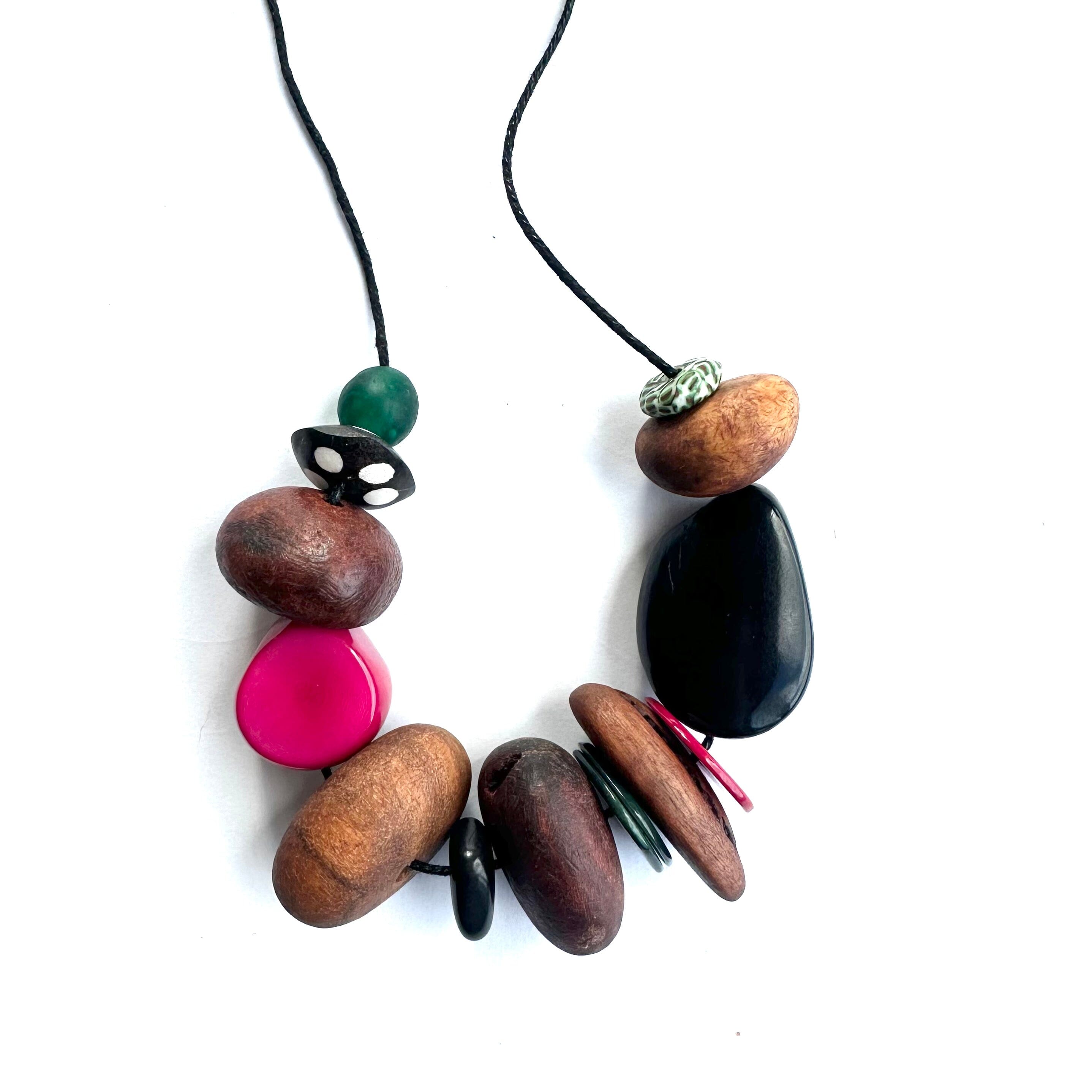 Eco Beads Necklaces - Fruit Loot Eco Beads The Spotted Quoll Pepperleaf 
