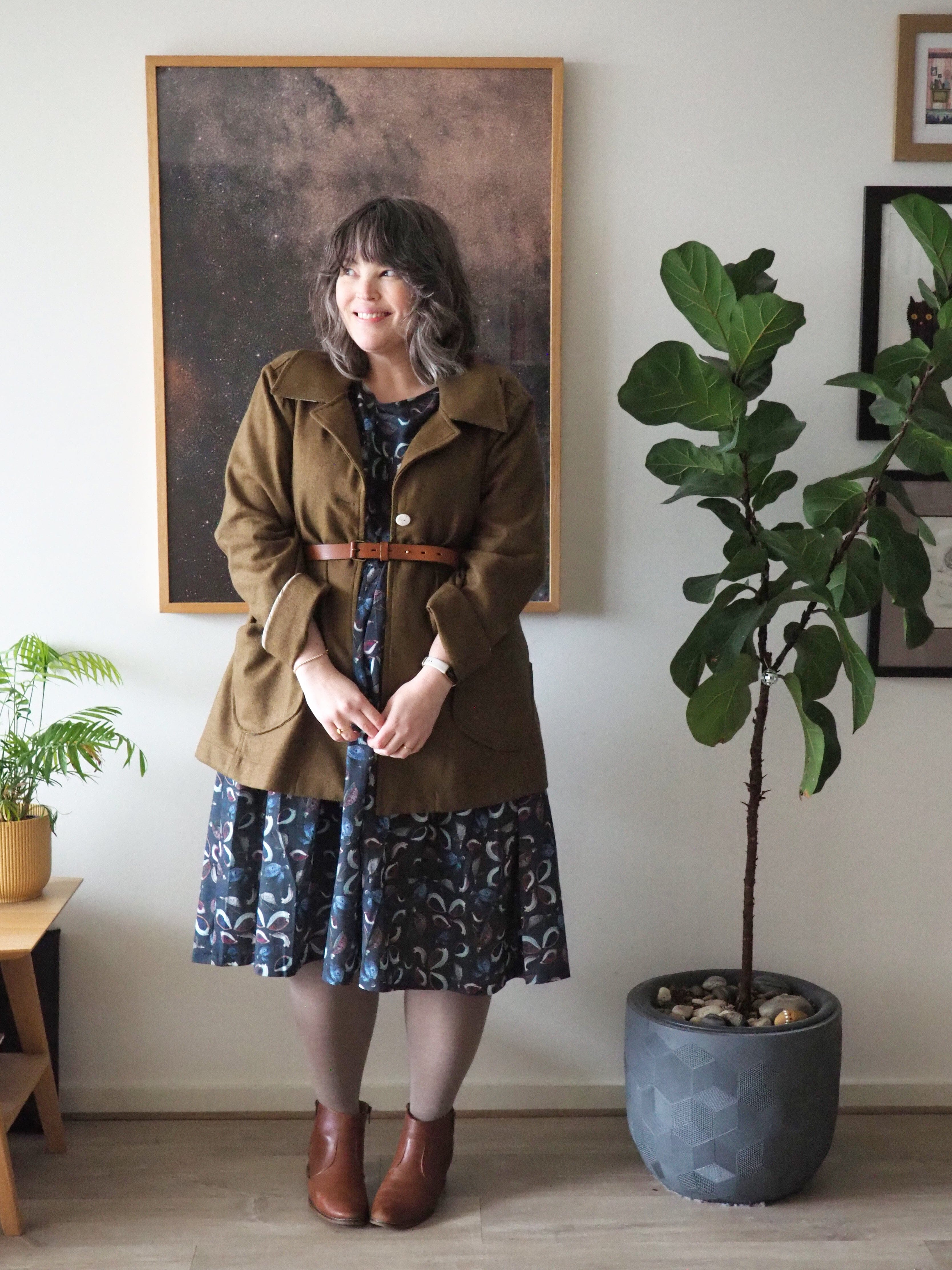 Peasant Dress 3/4 Sleeves - Seed Pods Dresses The Spotted Quoll 