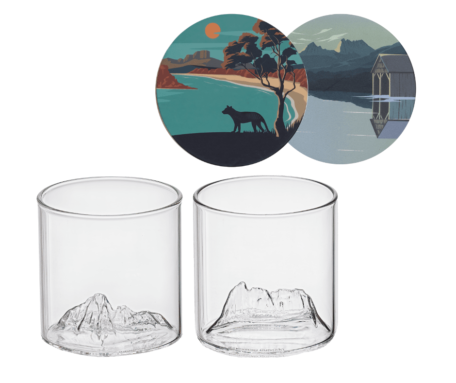 Uprising Glassware Glassware Uprising Glassware Cradle Mountain Old Fashioned Glass (Twin Set) 