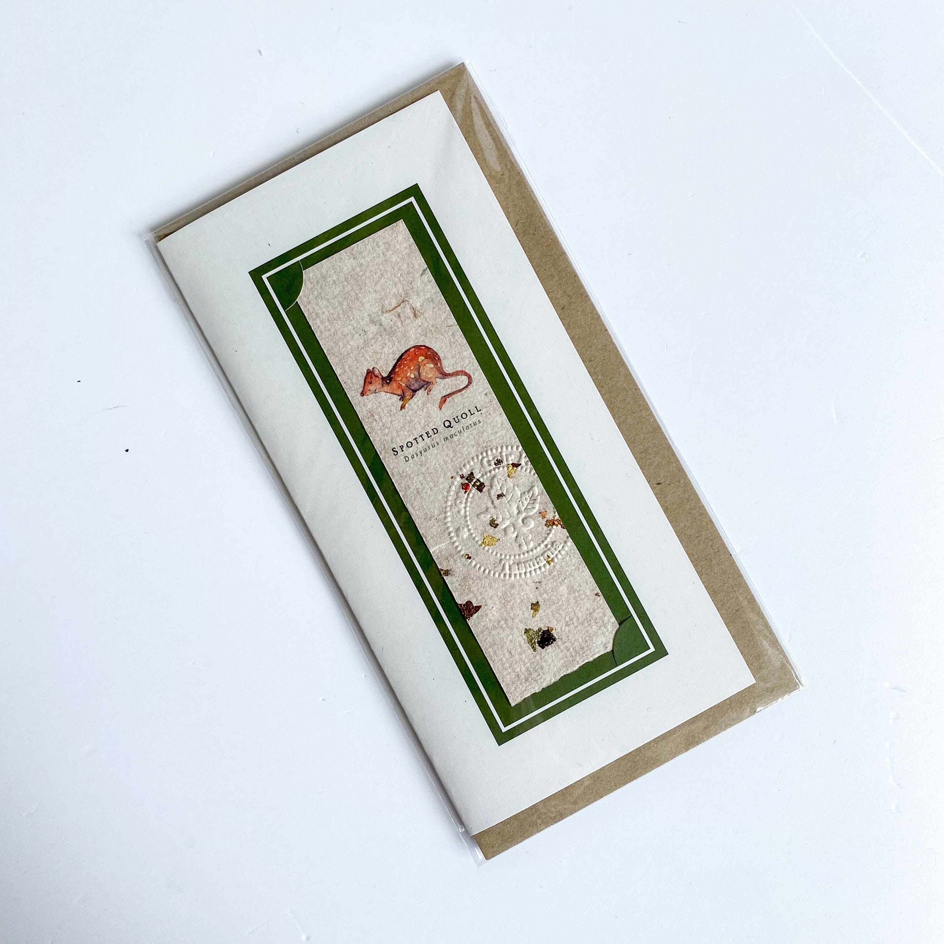 Handmade Tasmanian Cards - Joanna Gair Paper greeting cards Joanna Gair Paper Spotted Quoll 