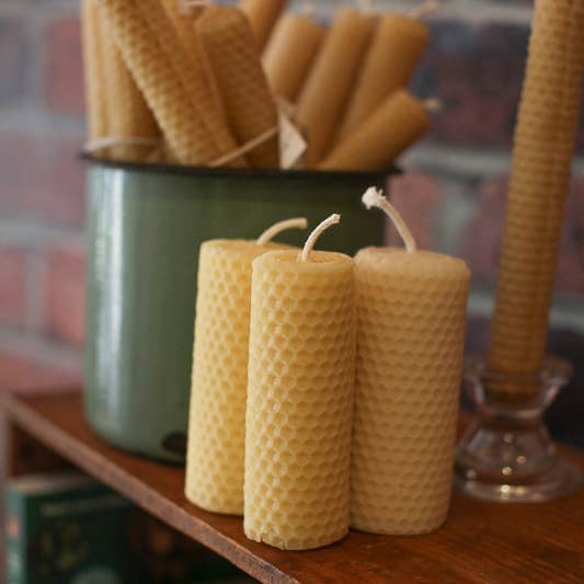 Bee Native - Beeswax Rolled Candle Candles Bee Native Products 
