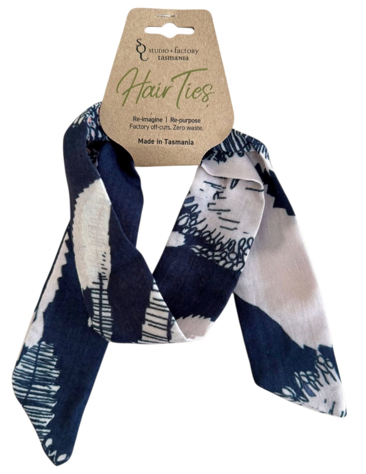 Re-imagine Hair Ribbon Hair Accessories The Spotted Quoll Organic Cotton Original Sawtooth Banksia 