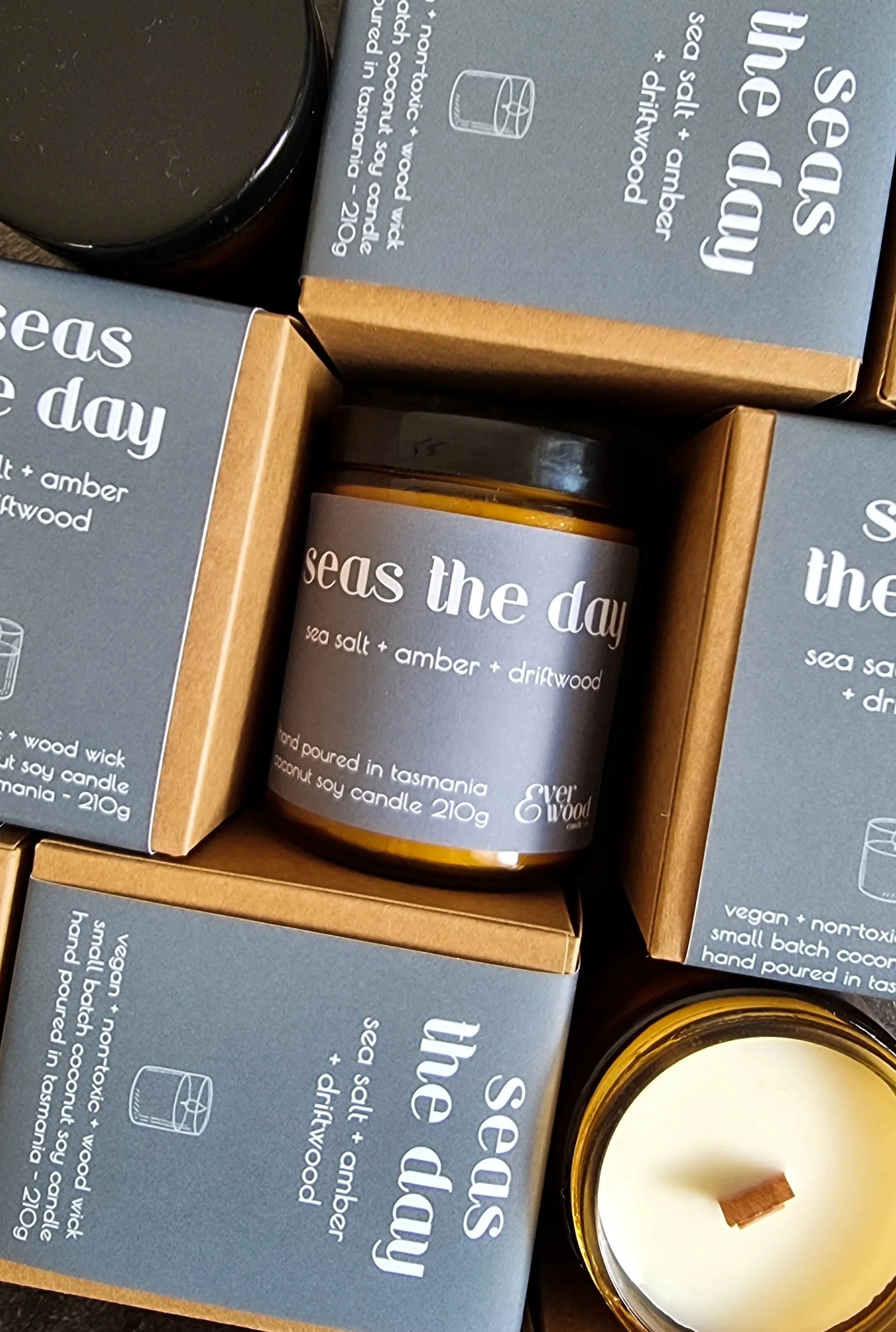 Candles Coconut & Soy - Ever Wood