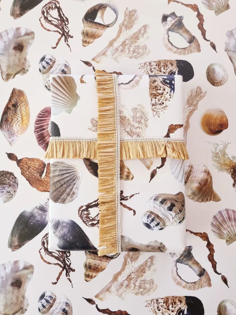 Wrapping Paper- Bosa Art Co Gift Tags & Labels Bosa Art Co Beach Treasures 