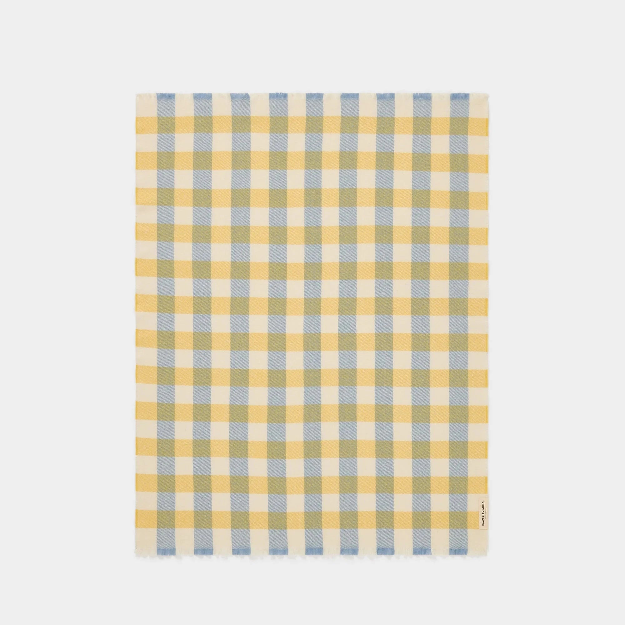 Check Baby Blanket in Bay - Waverley Mills Baby Throw Waverley Mills 